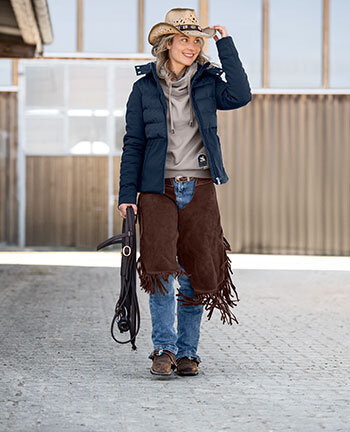 Pour le cavalier western