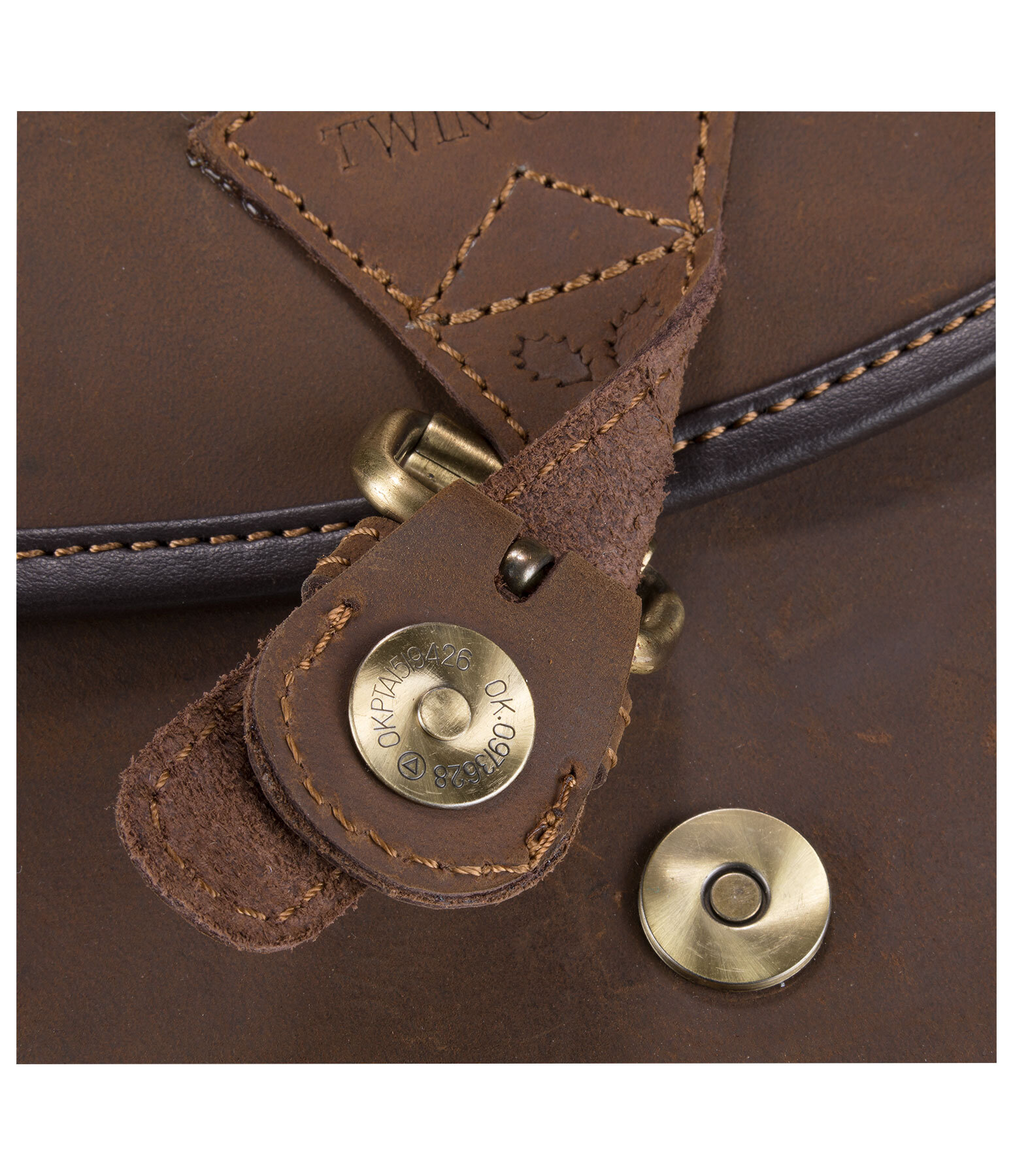 Sacoche de selle en cuir vritable  Himalaya