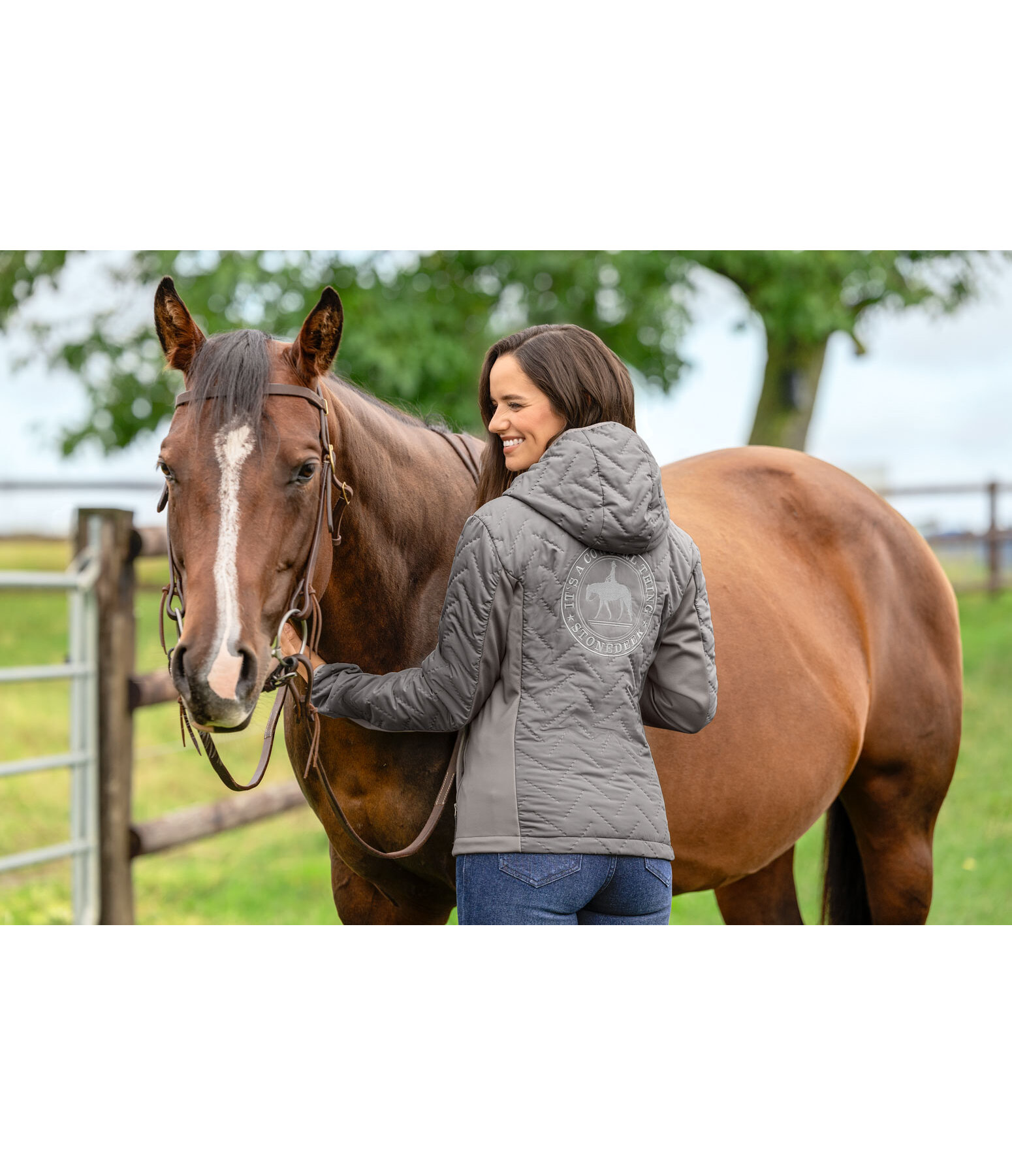 Veste matelass�e bi-mati�re  Eve