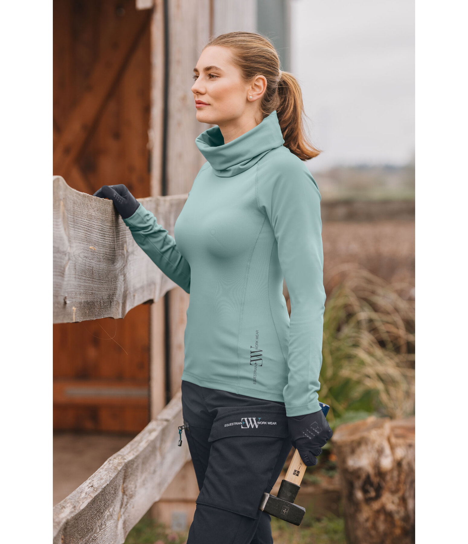 T-shirt technique  col roul