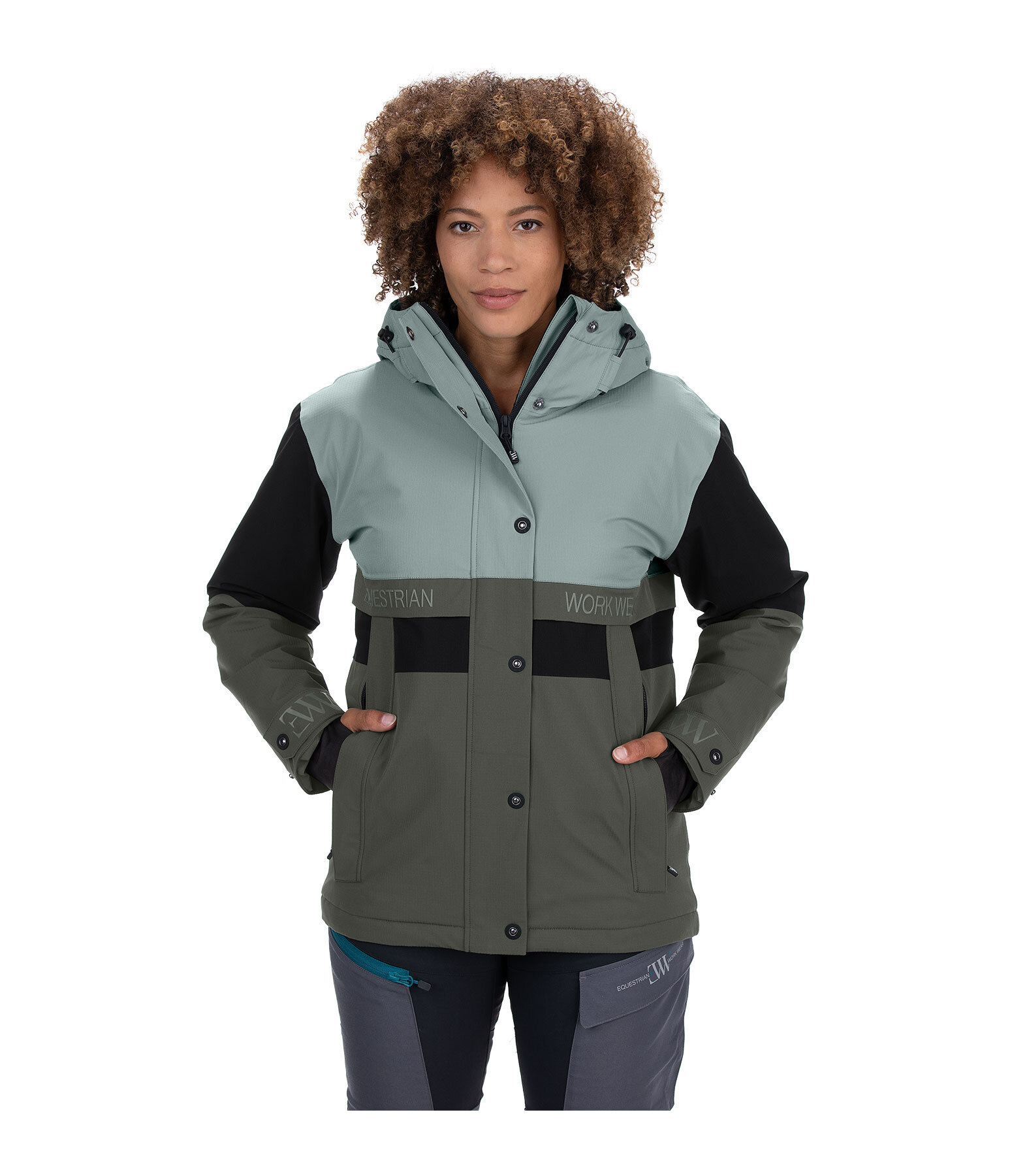 Veste d'ext�rieur d'hiver � capuche