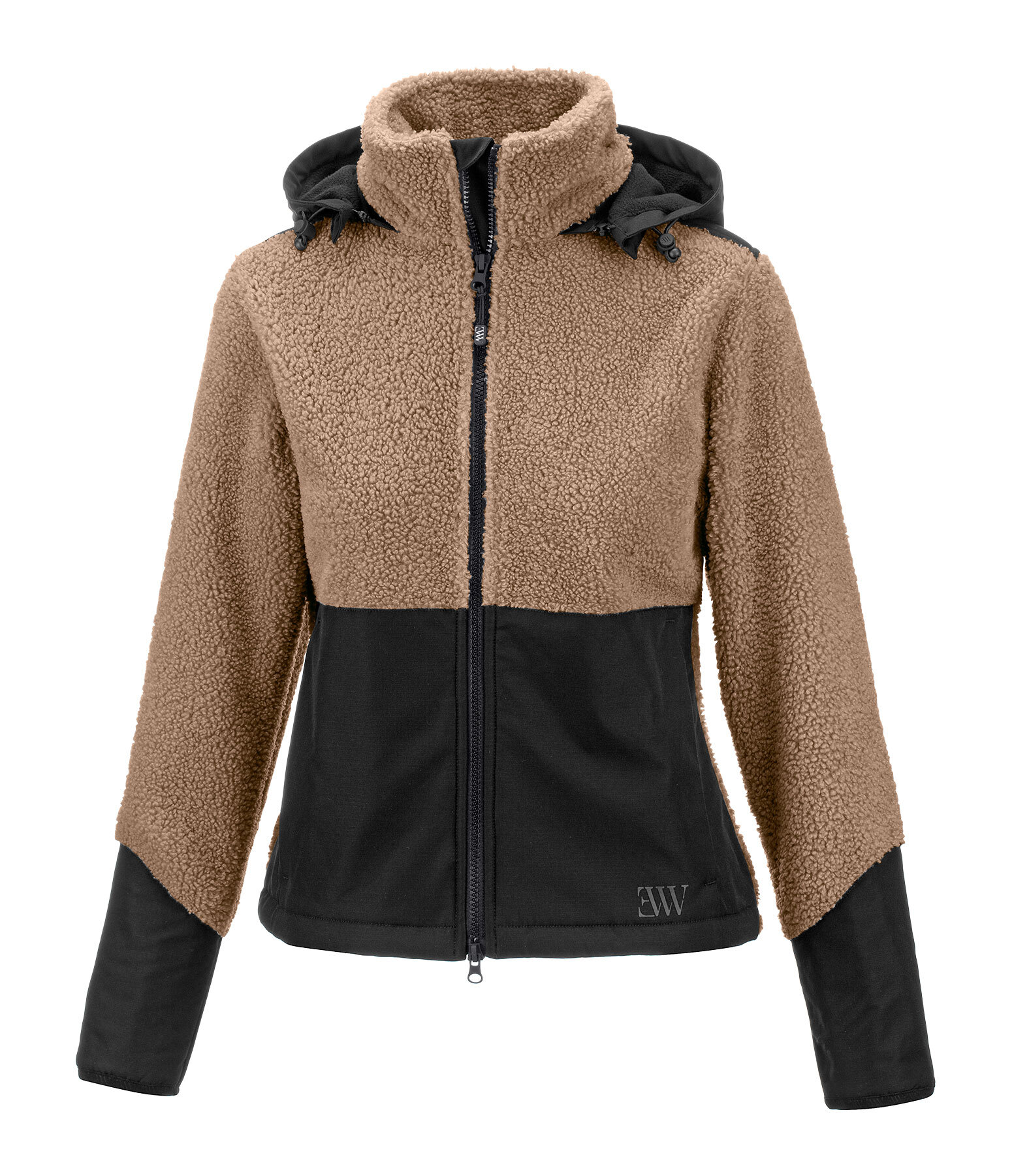 Sweat � capuche en polaire sherpa avec capuche amovible