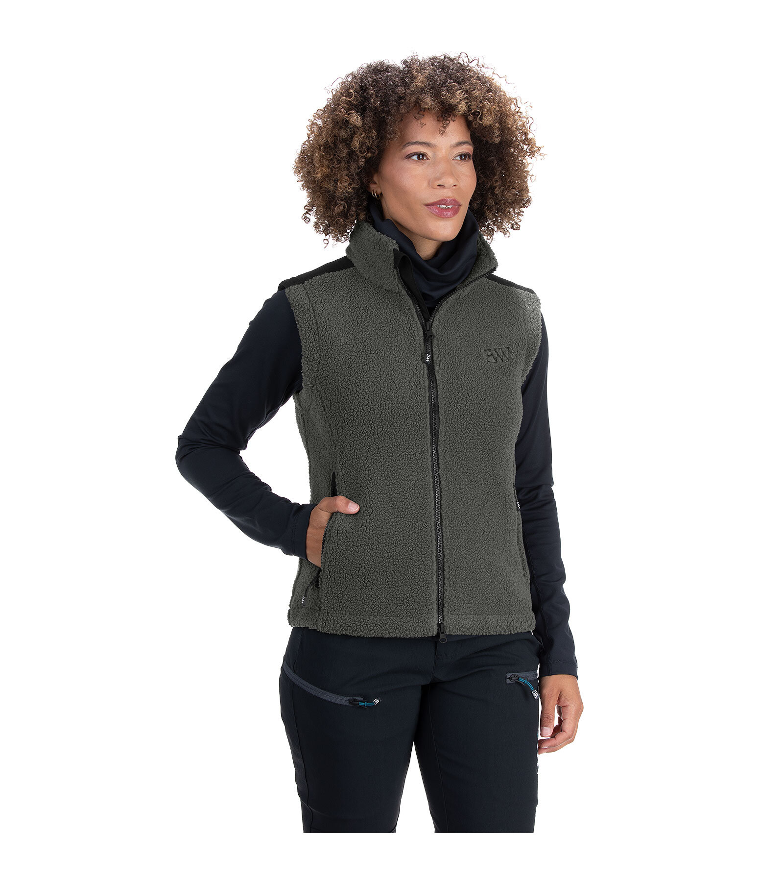 Gilet en polaire sherpa