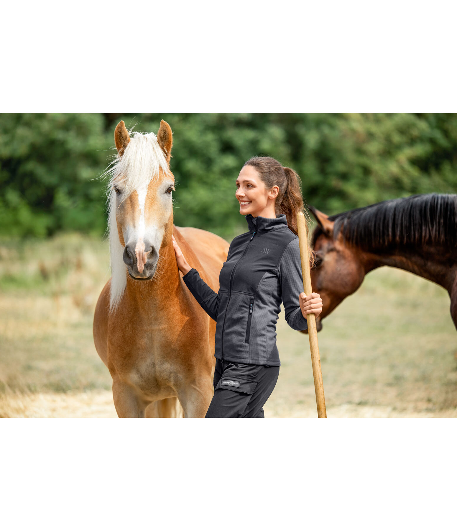 Veste bi-mati�re en polaire nid d'abeille  Waffle