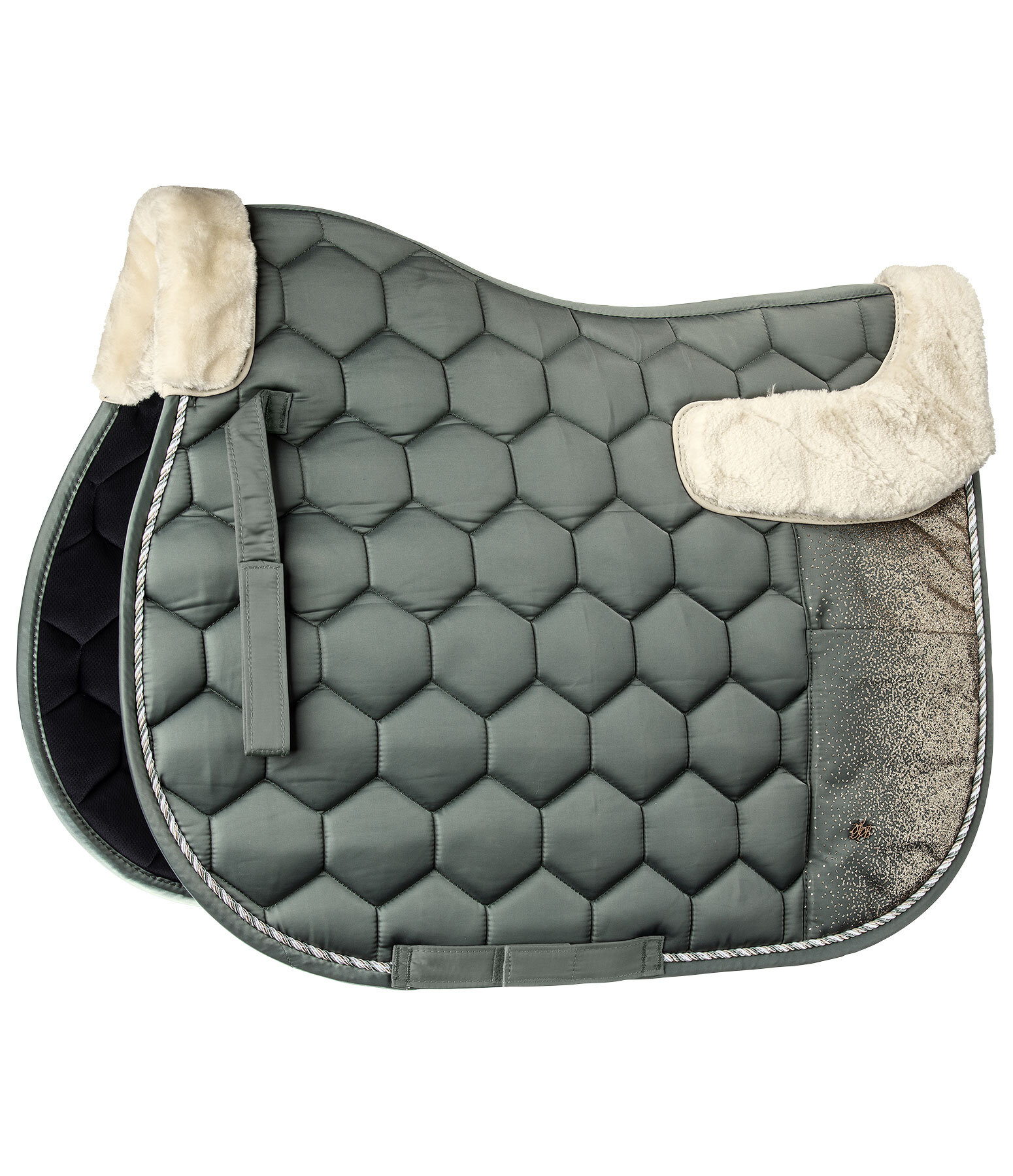 Tapis de selle avec polaire Teddy  Glitter Explosion