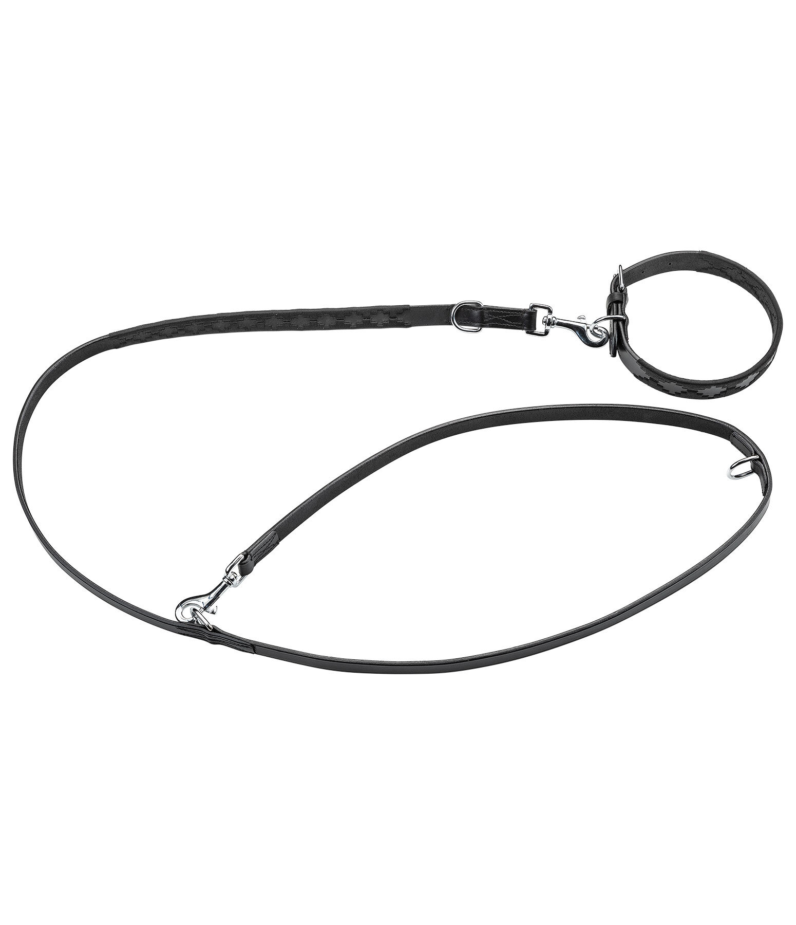 Ensemble collier et laisse en cuir pour chien  Polo Sports