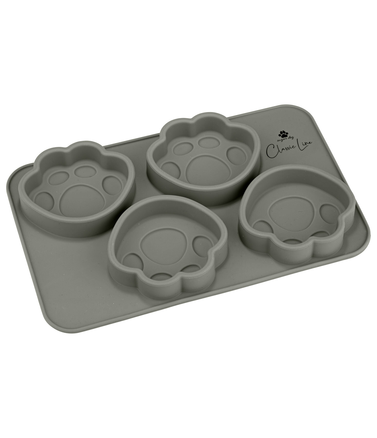 Moule En Silicone Pour Friandises Chien - 2 Plaques Avec 106 Cavités En Forme De Pattes Et D'os - Idéal Pour Faire Soi-même Ses Croquettes Ou Biscuits