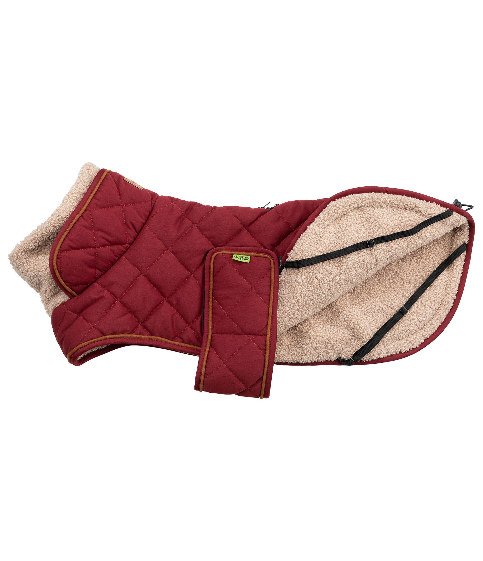 Manteau matelass� pour chien avec doublure en polaire Teddy  Holly