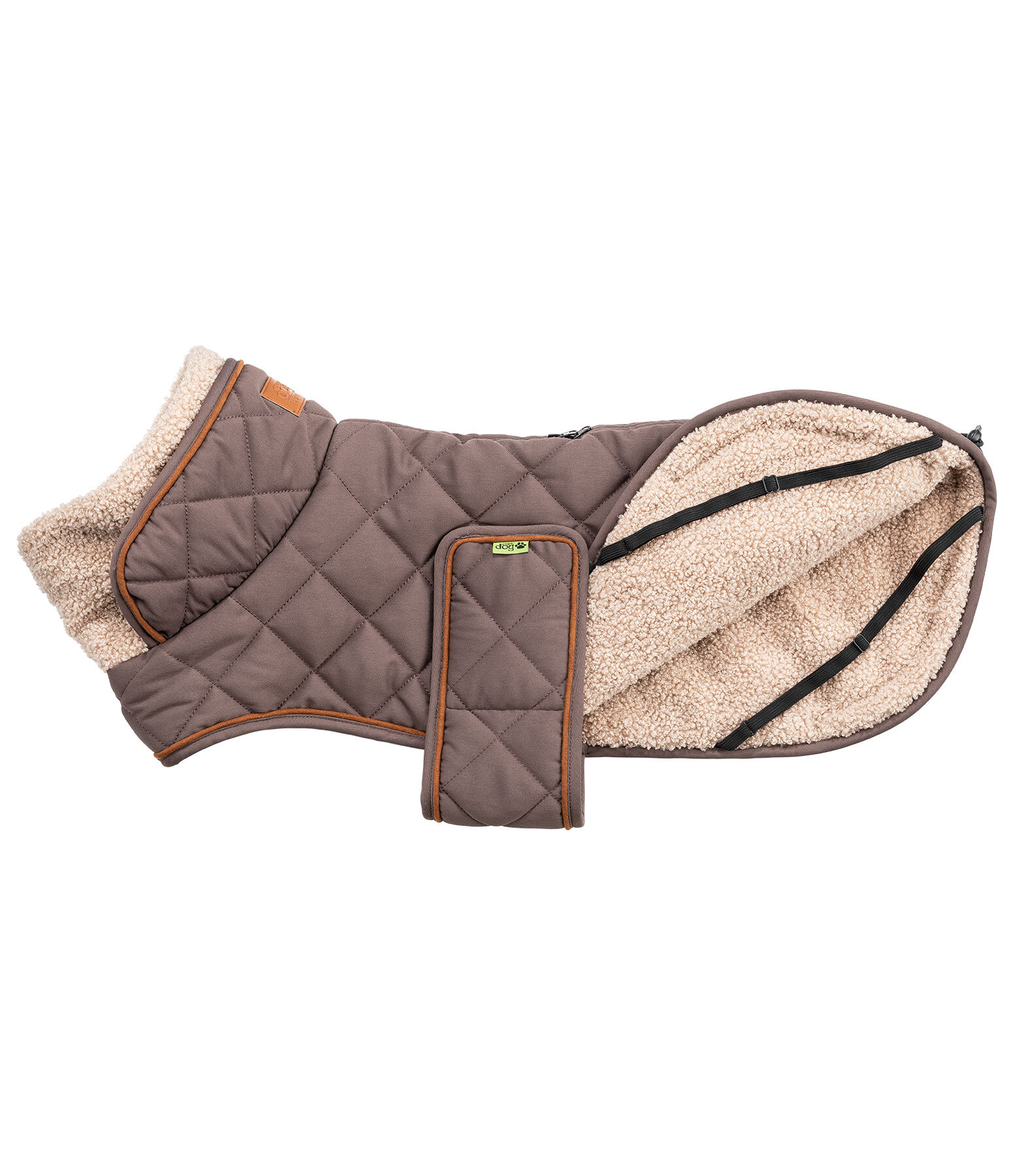 Manteau matelass� pour chien avec doublure en polaire Teddy  Holly
