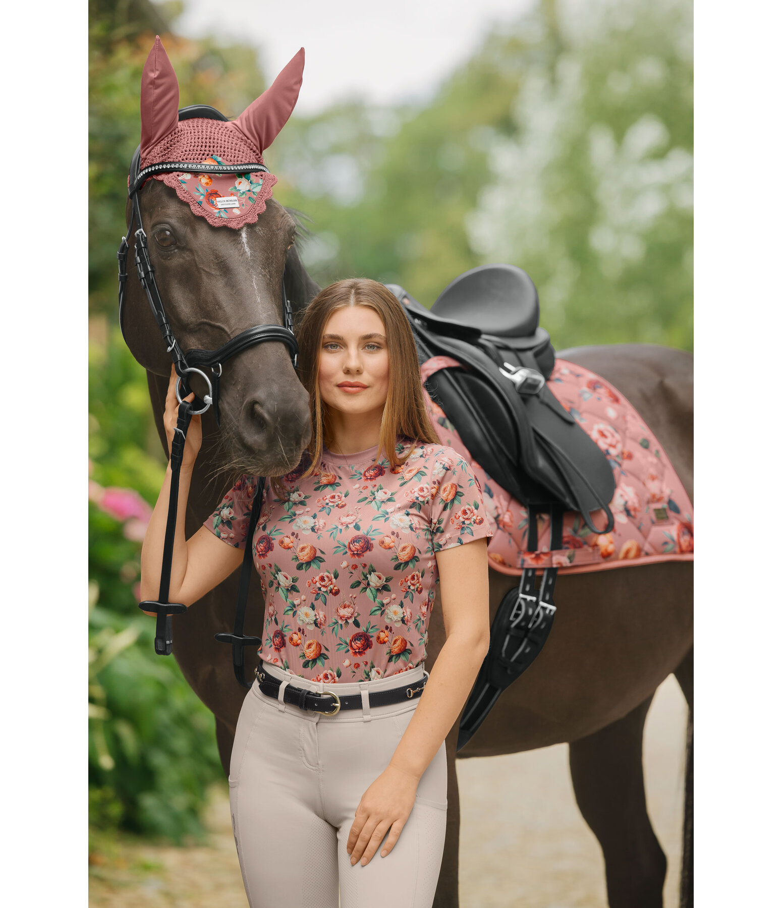 Bonnet anti-mouches  Flowers