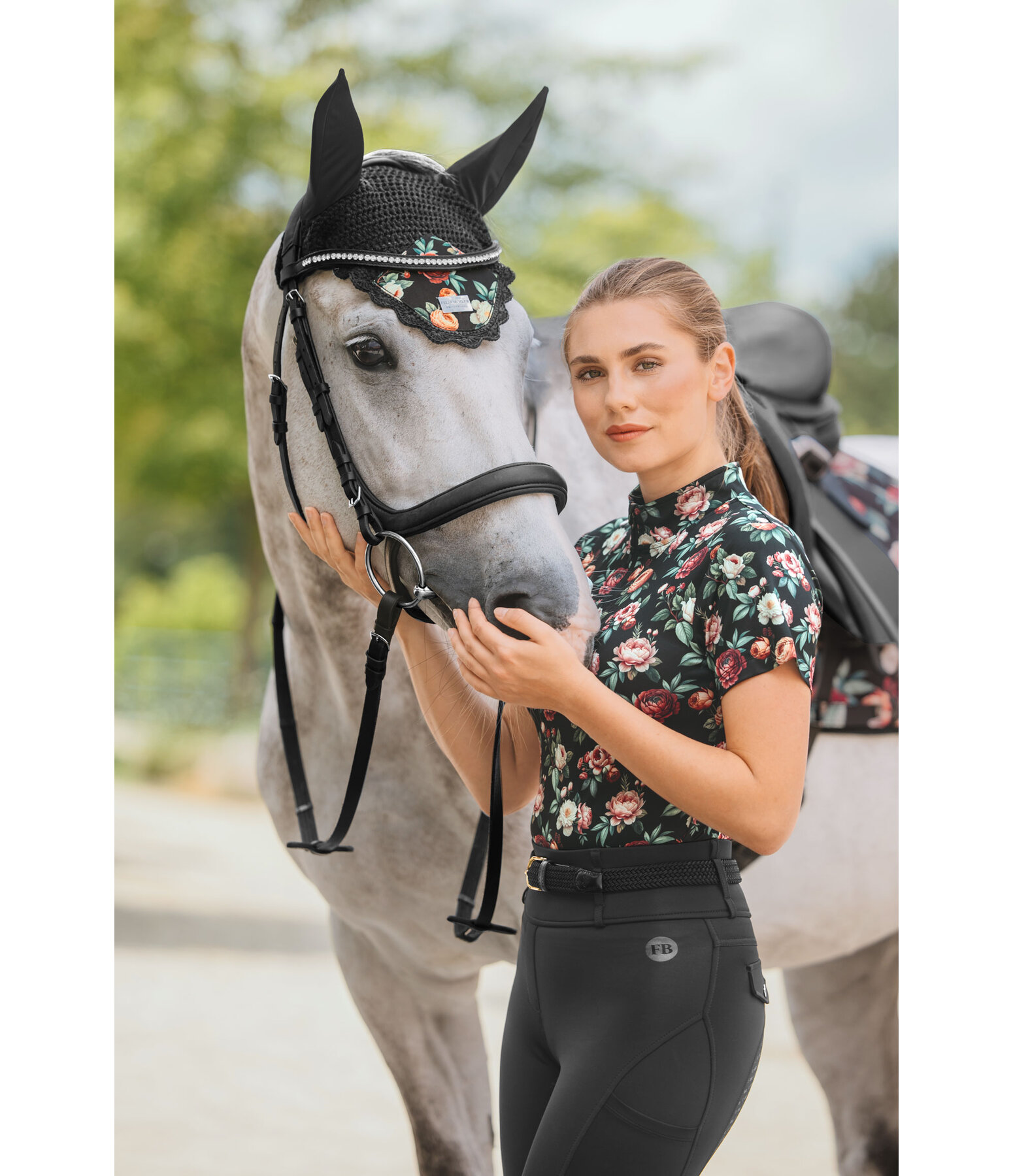 Bonnet anti-mouches  Flowers