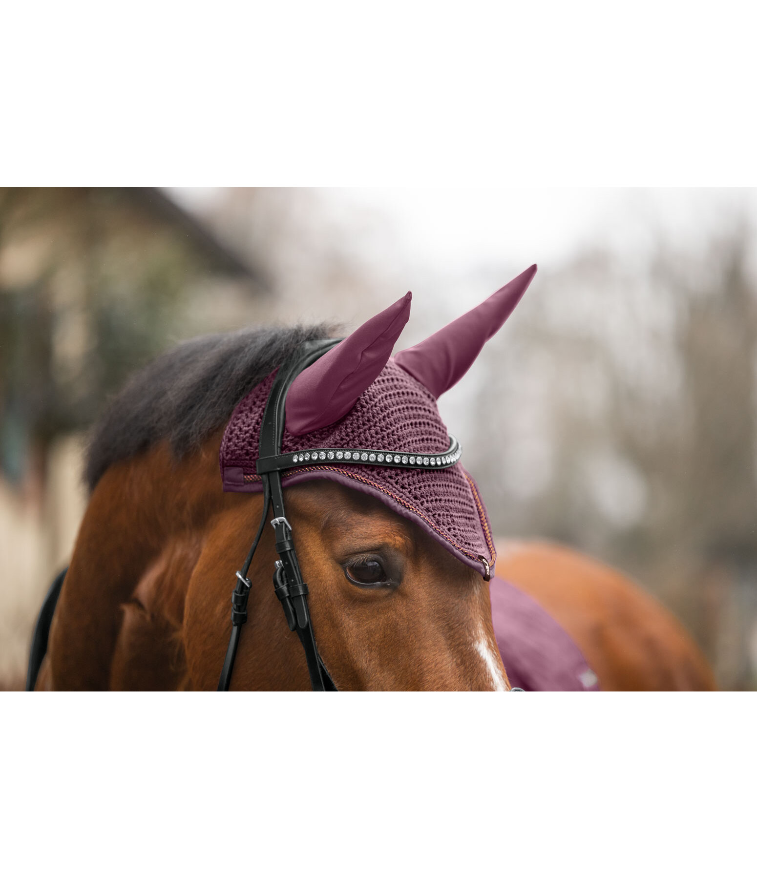 Bonnet anti-mouches en maille crochet�e  Glimmering