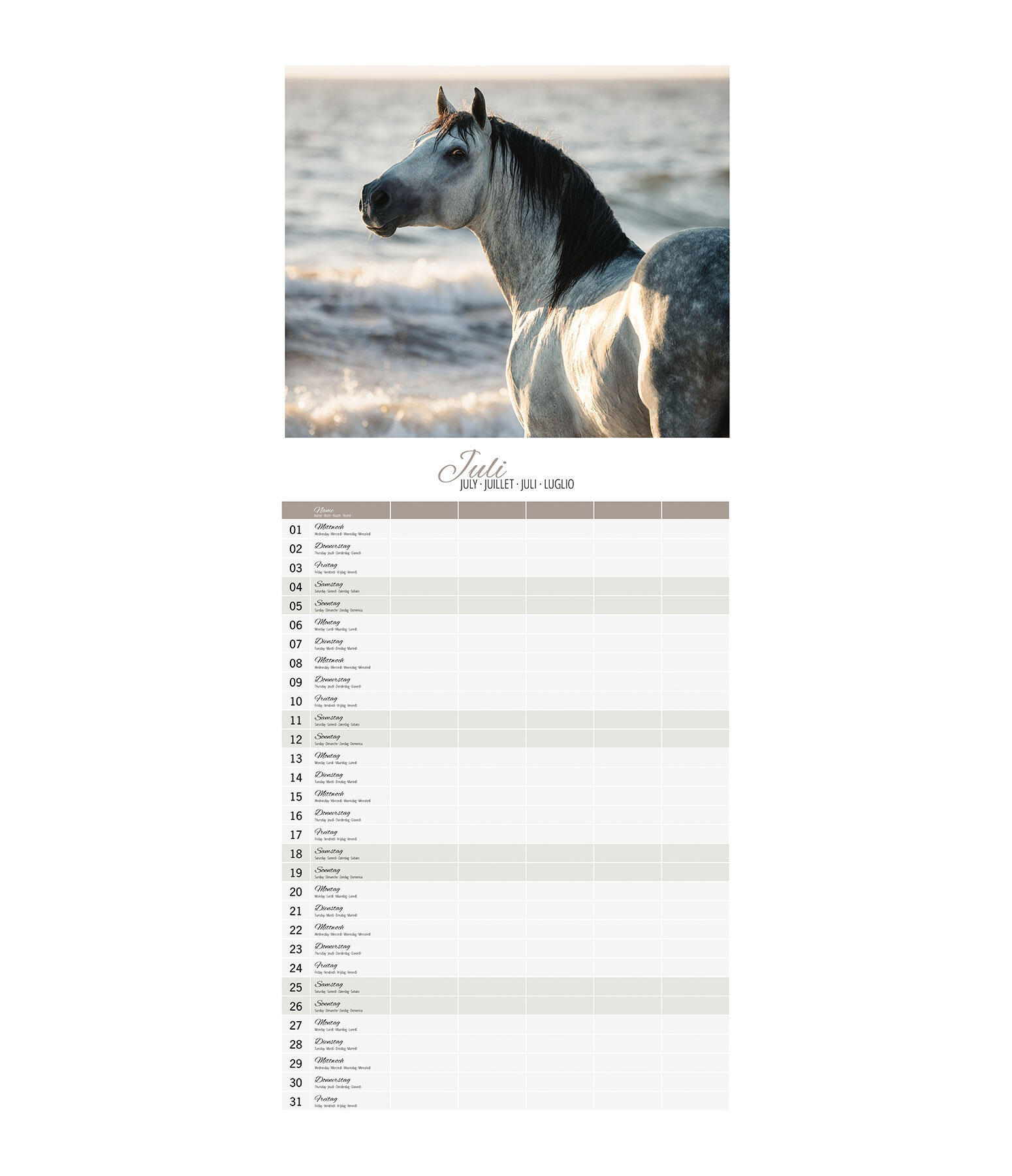 Calendrier familial 2026