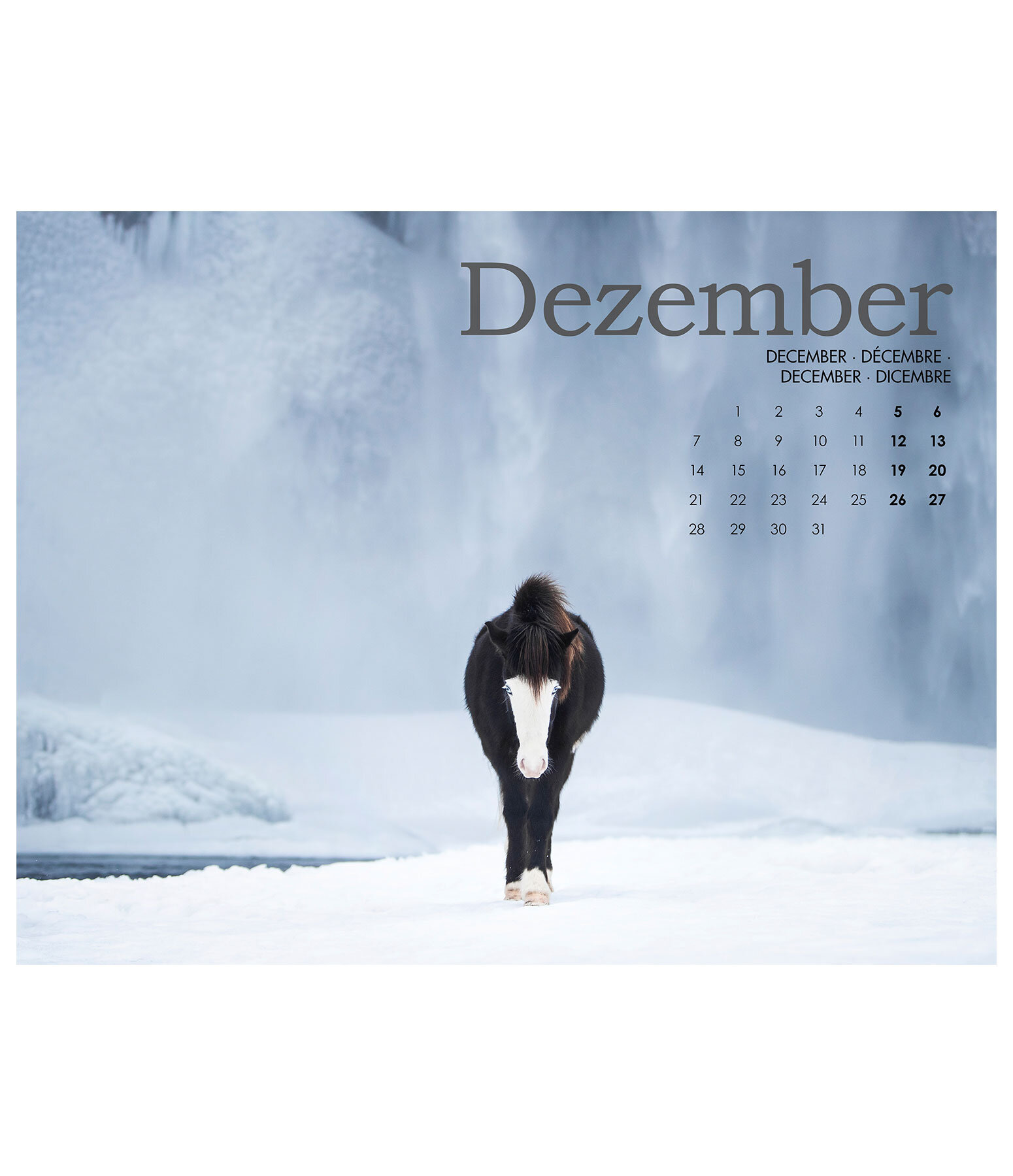 Calendrier Islandais 2026