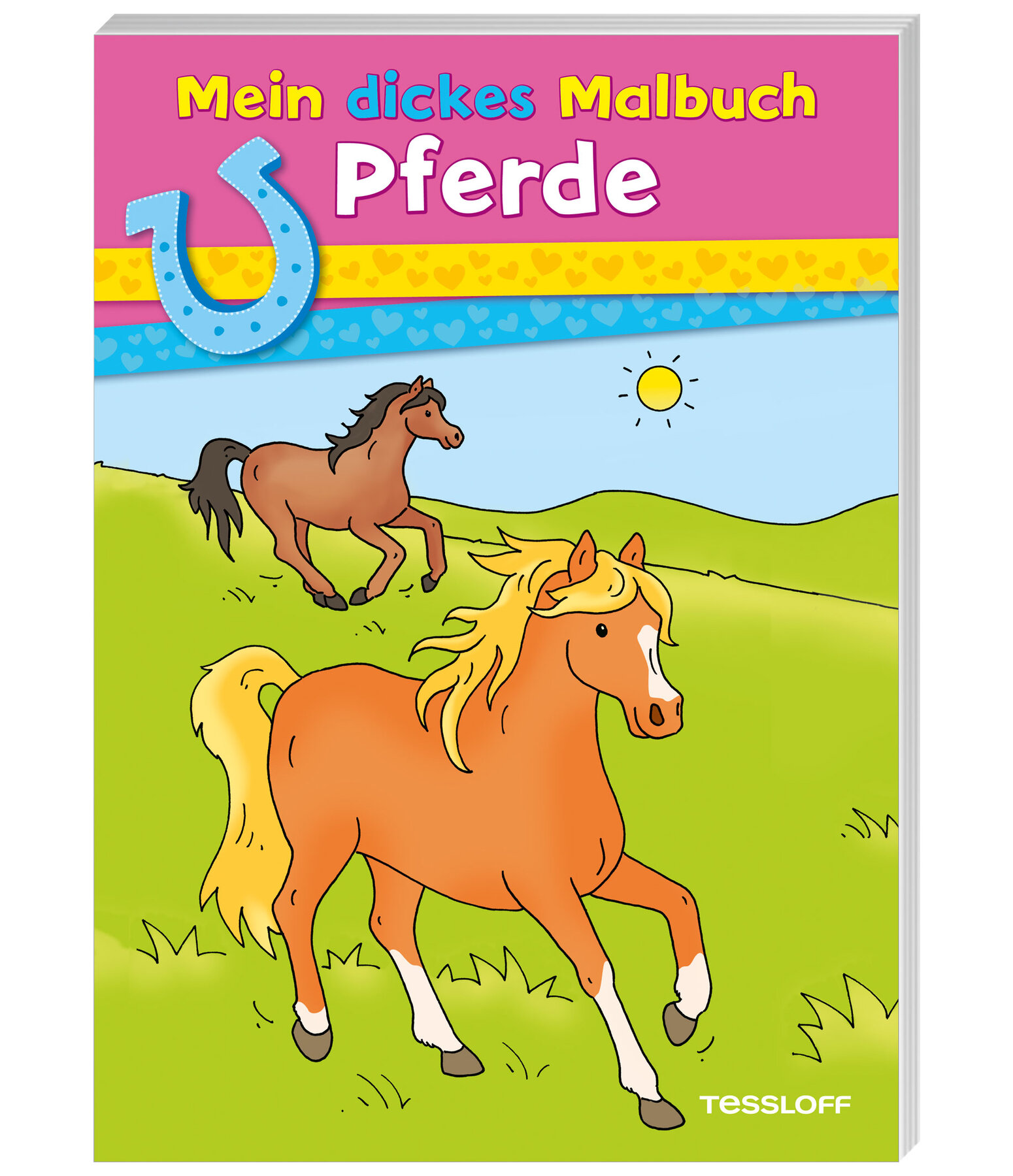 Mon grand livre de coloriage - Cheval