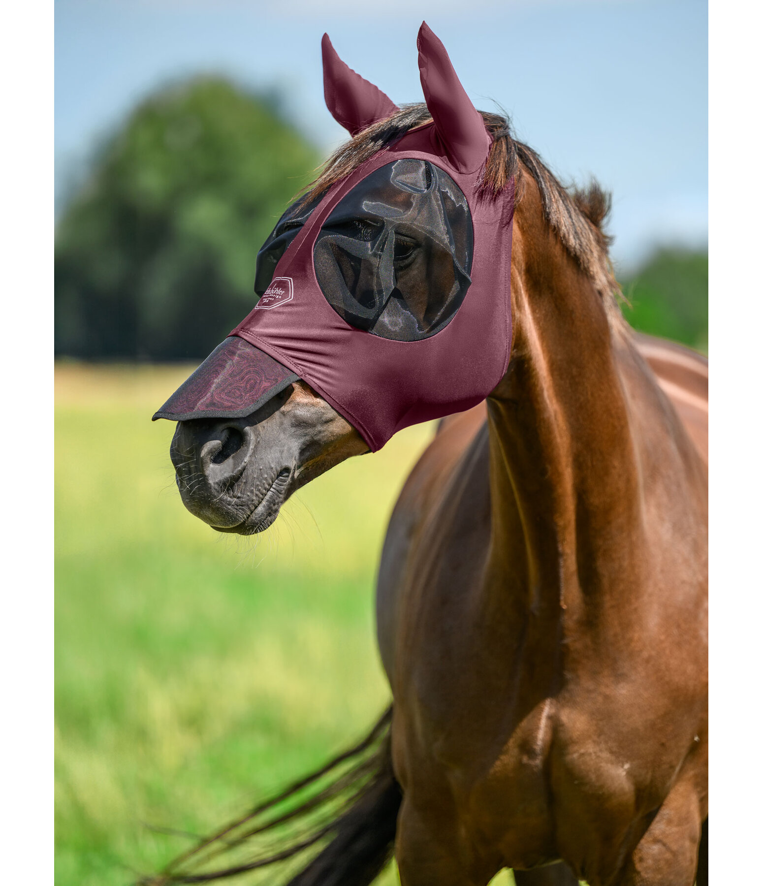 Masque anti-mouches avec prot�ge-naseaux anti-UV  Stretch Comfort