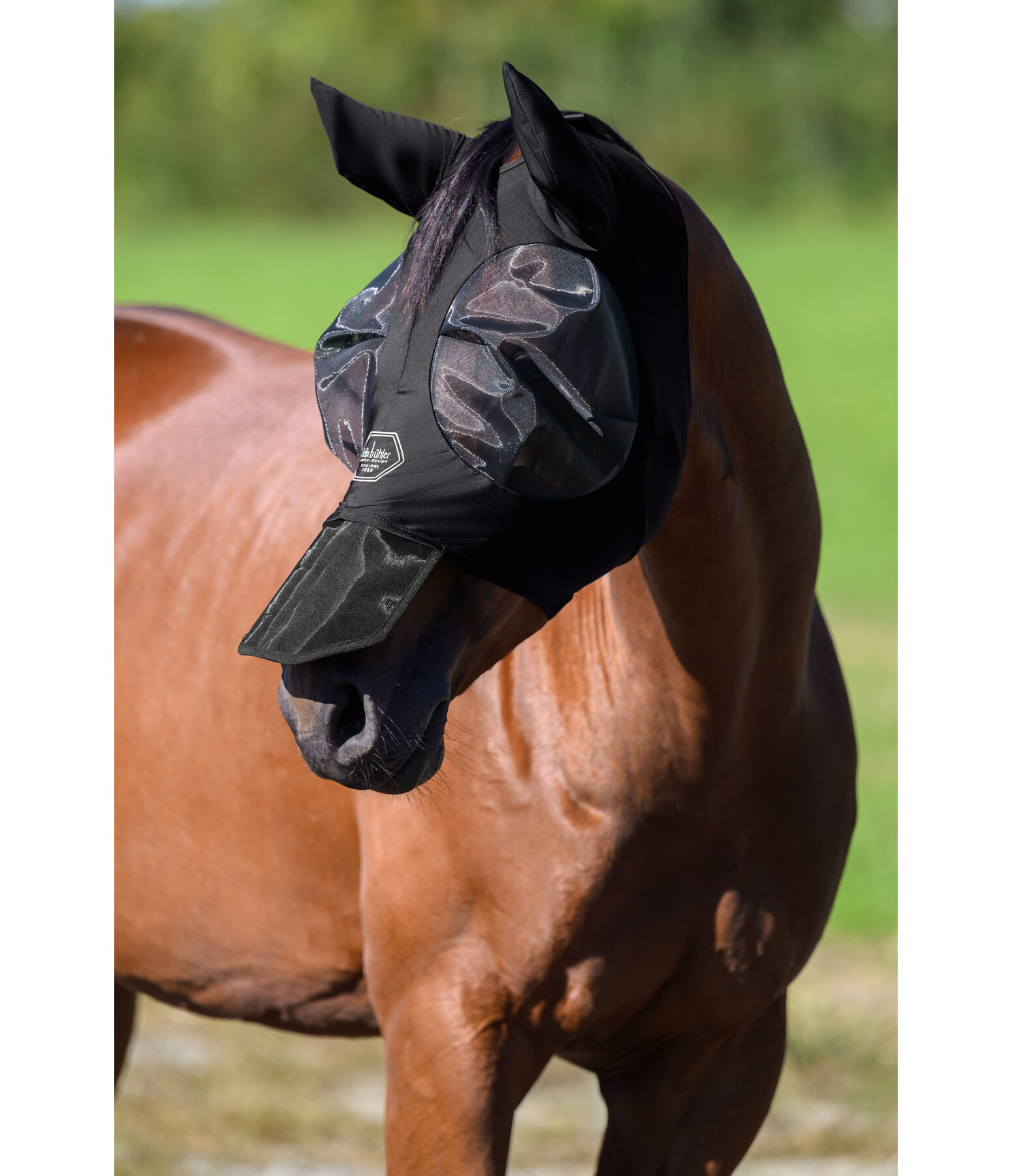 Masque anti-mouches avec prot�ge-naseaux anti-UV  Stretch Comfort