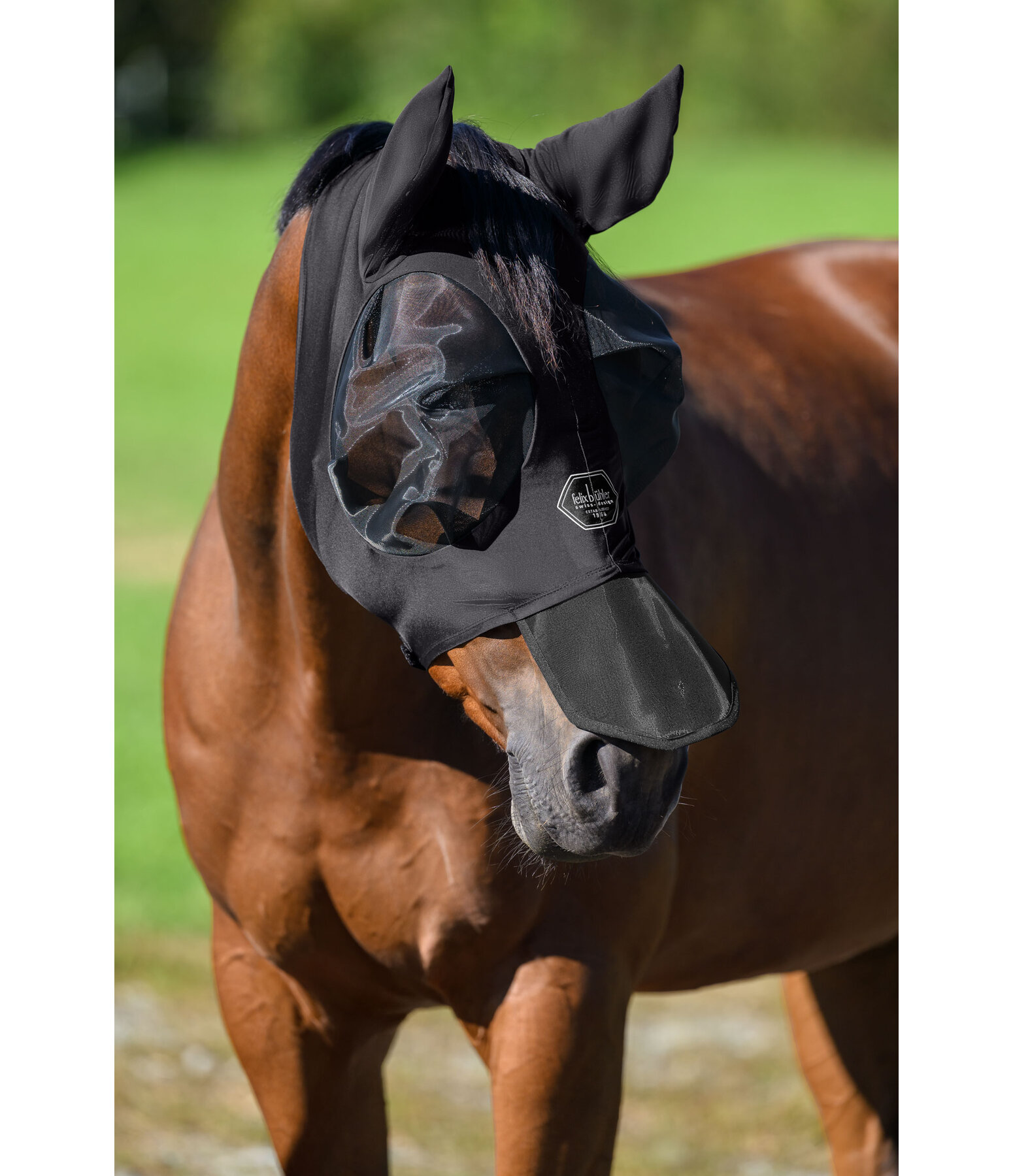 Masque anti-mouches avec prot�ge-naseaux anti-UV  Stretch Comfort