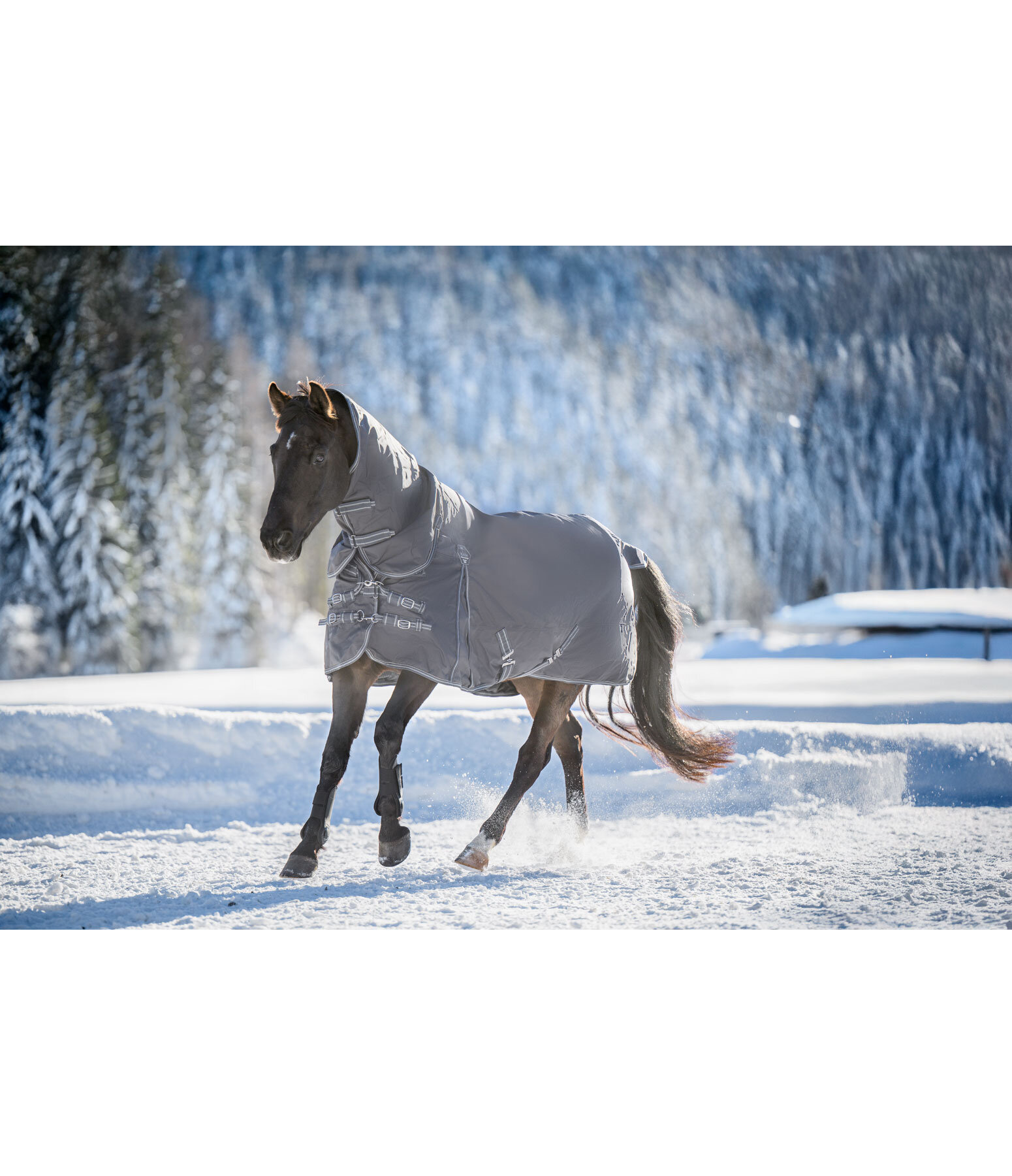 Couverture d'ext�rieur avec couvre-cou int�gr�  Perfect Fit Nylon PRO, 50g