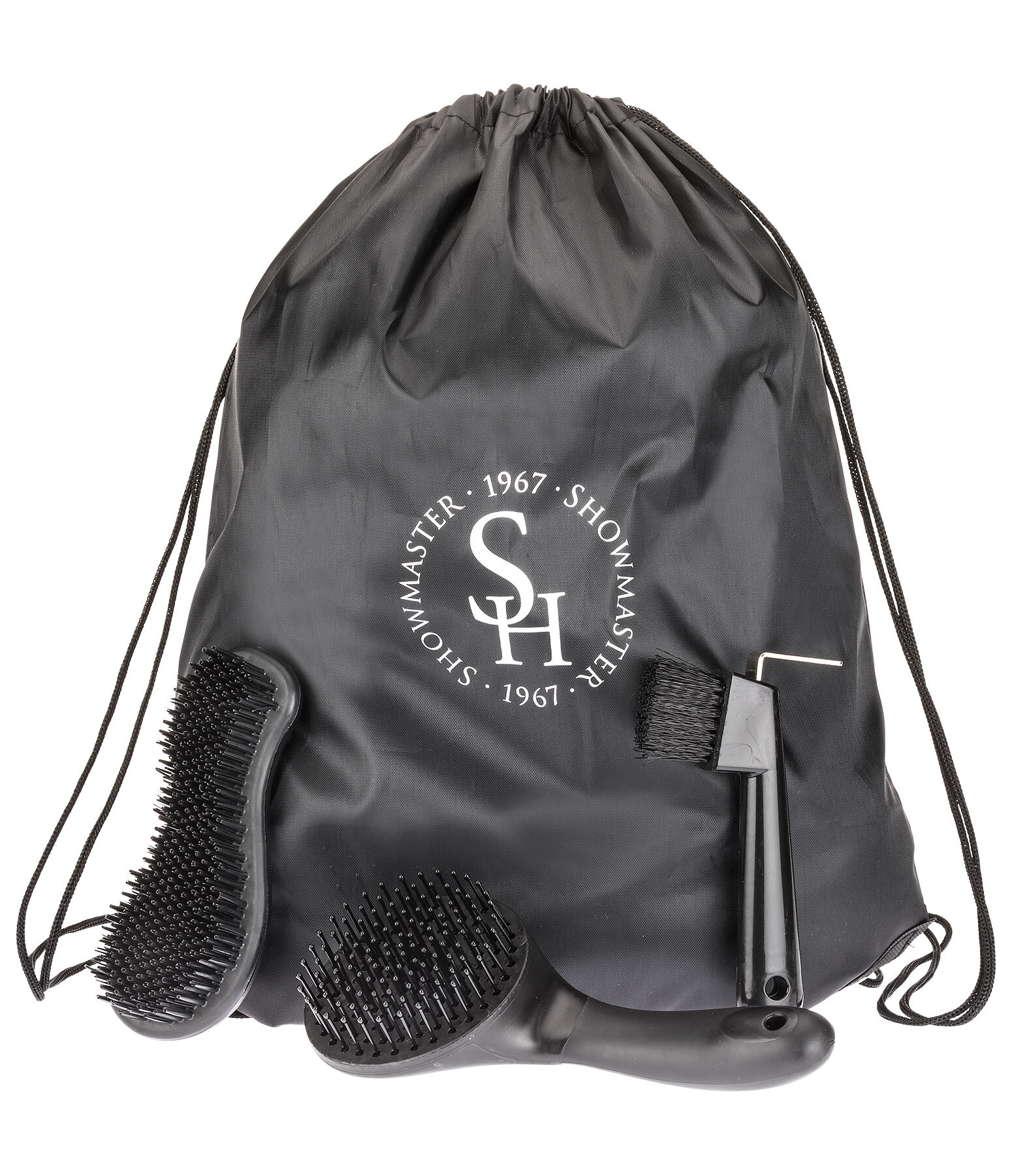 Kit de pansage  dans un sac � cordons