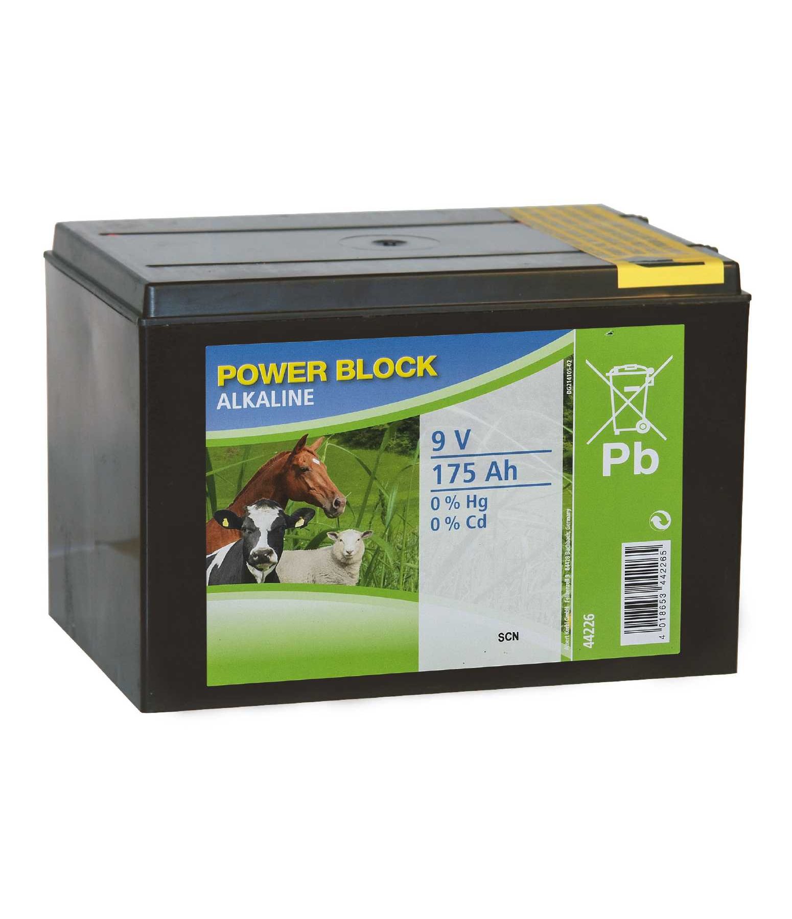 Batterie alcaline 9 V 175 Ah