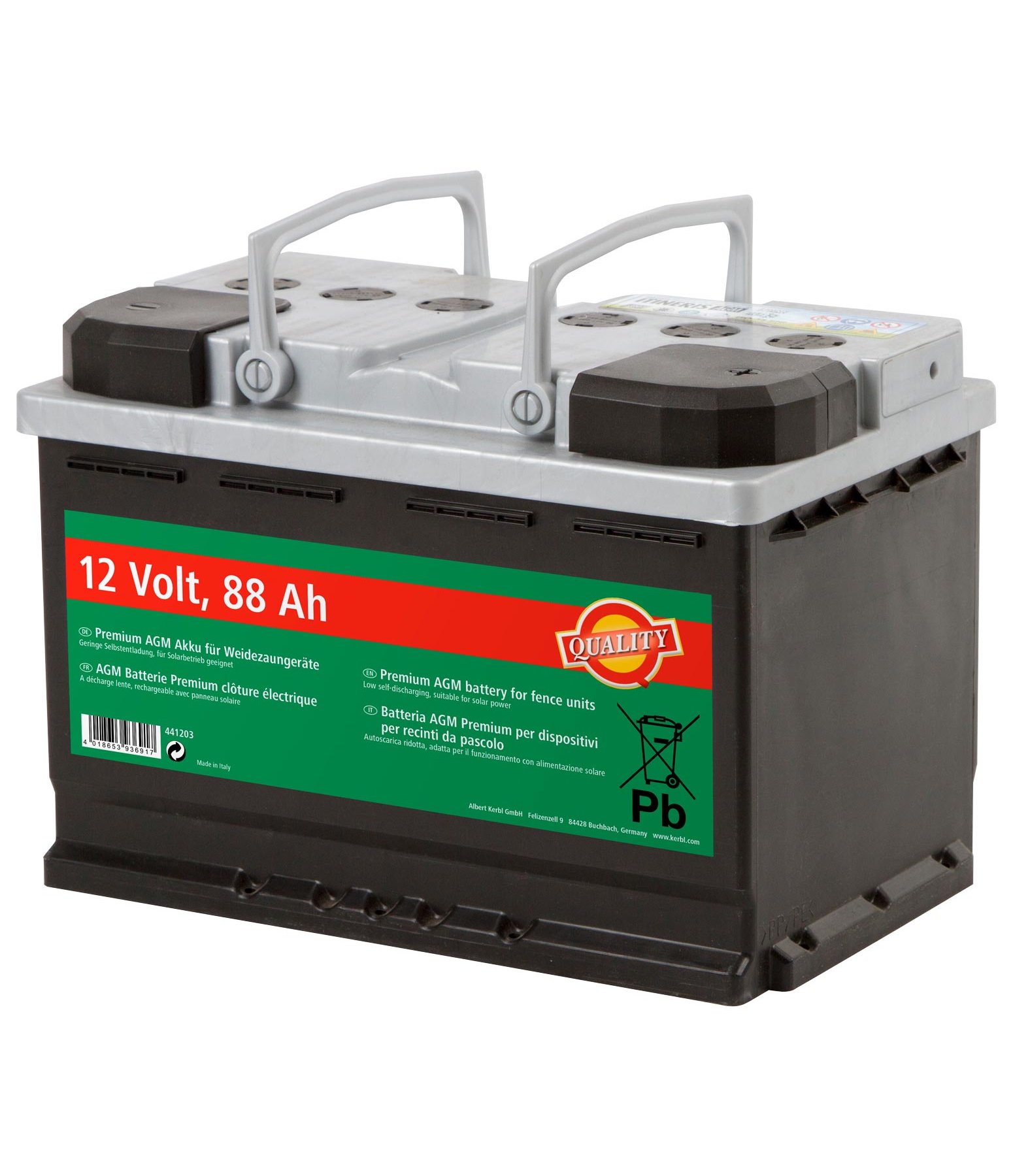 Batterie Gel 12 V pour électrificateur 12 Volt - Kramer Equitation