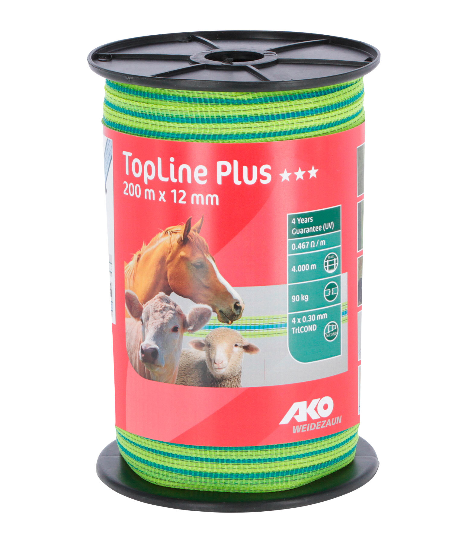 Ruban de cl�ture 200 m / 12 mm  TopLine Plus