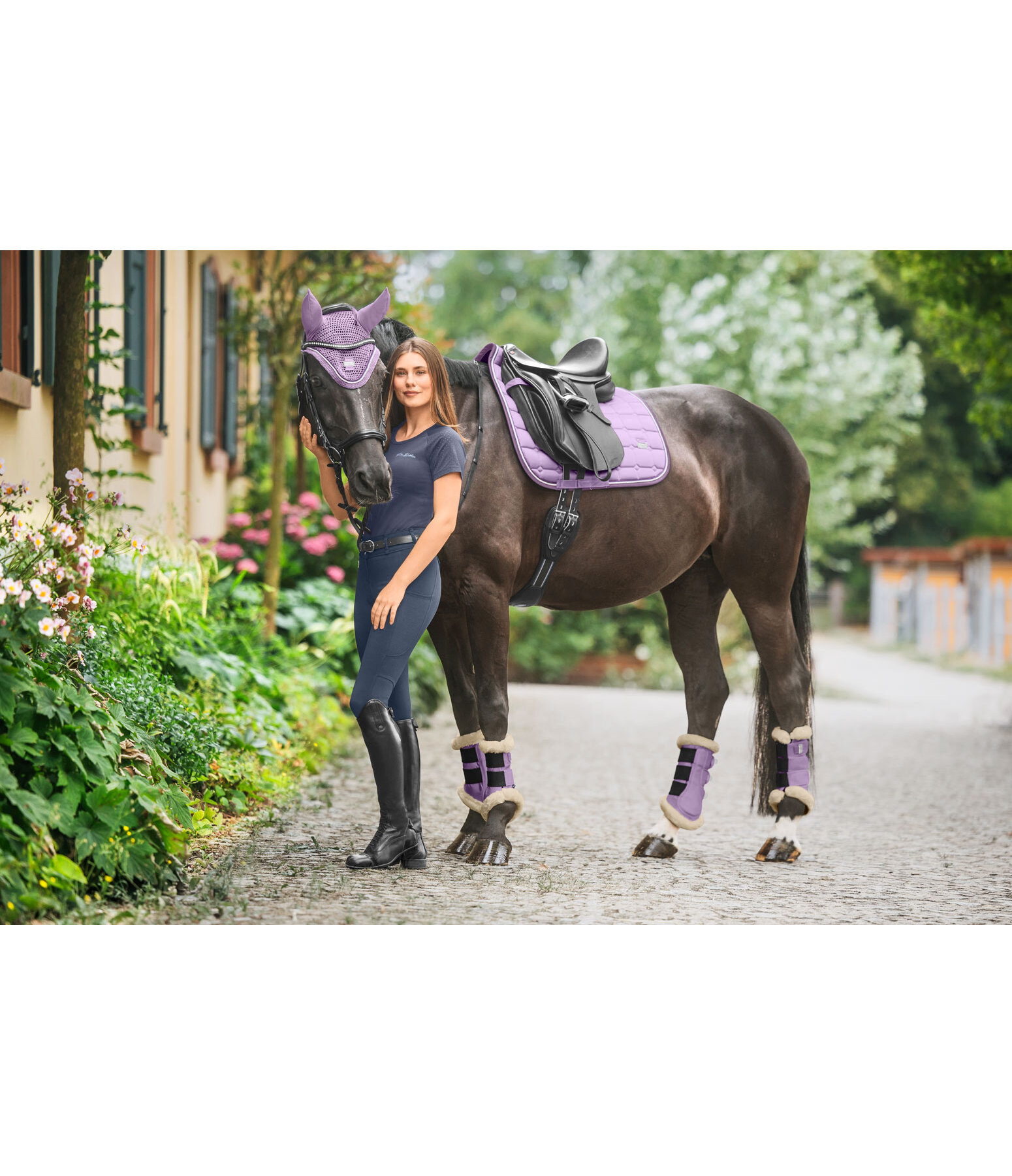 Gu�tres de dressage en polaire Teddy  Essential (ant�rieurs)