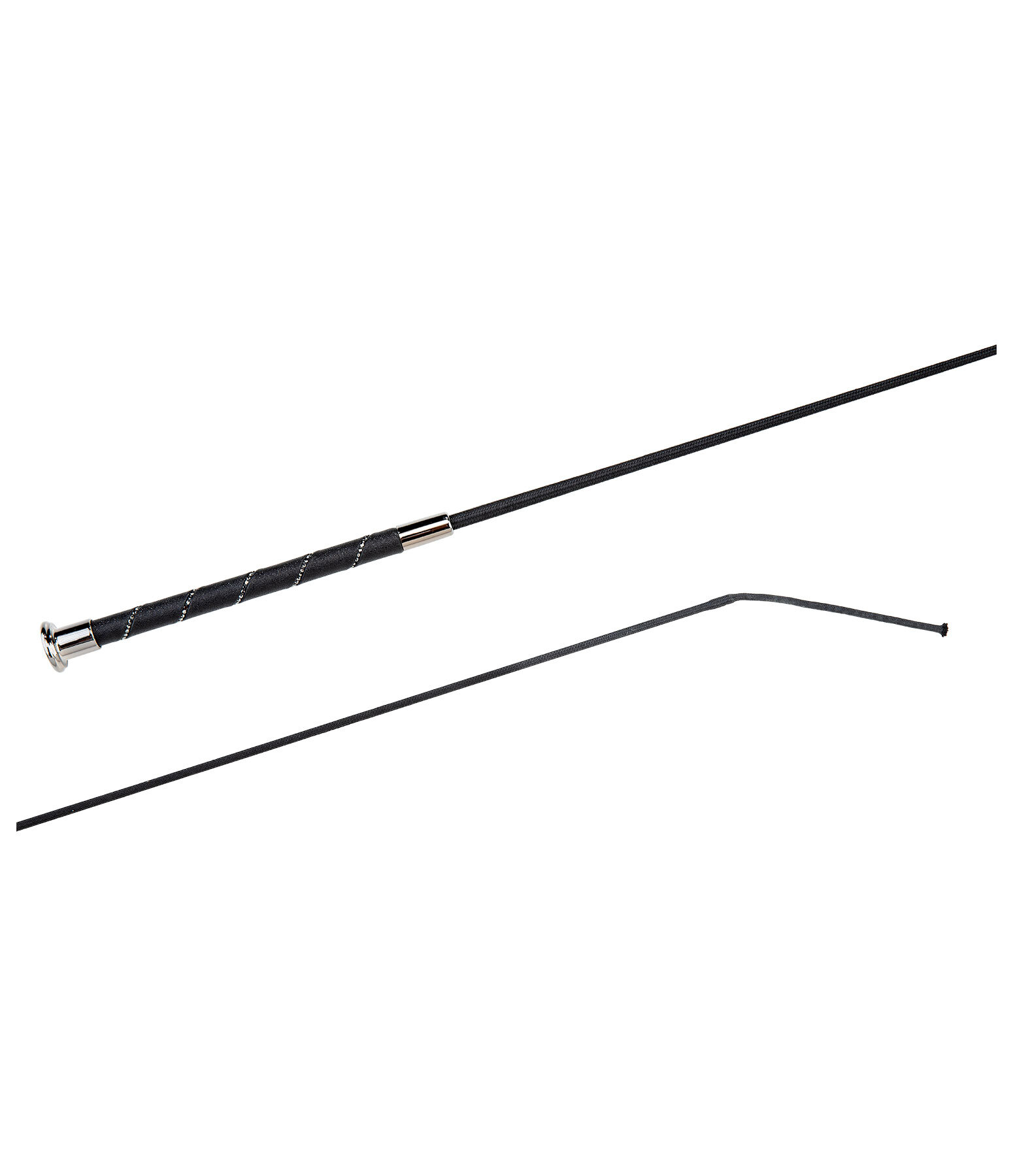 Kerbl Cravache De Dressage 110cm - Poignée Cuir - Fibre De Verre - Pour Équitation Et Dressage