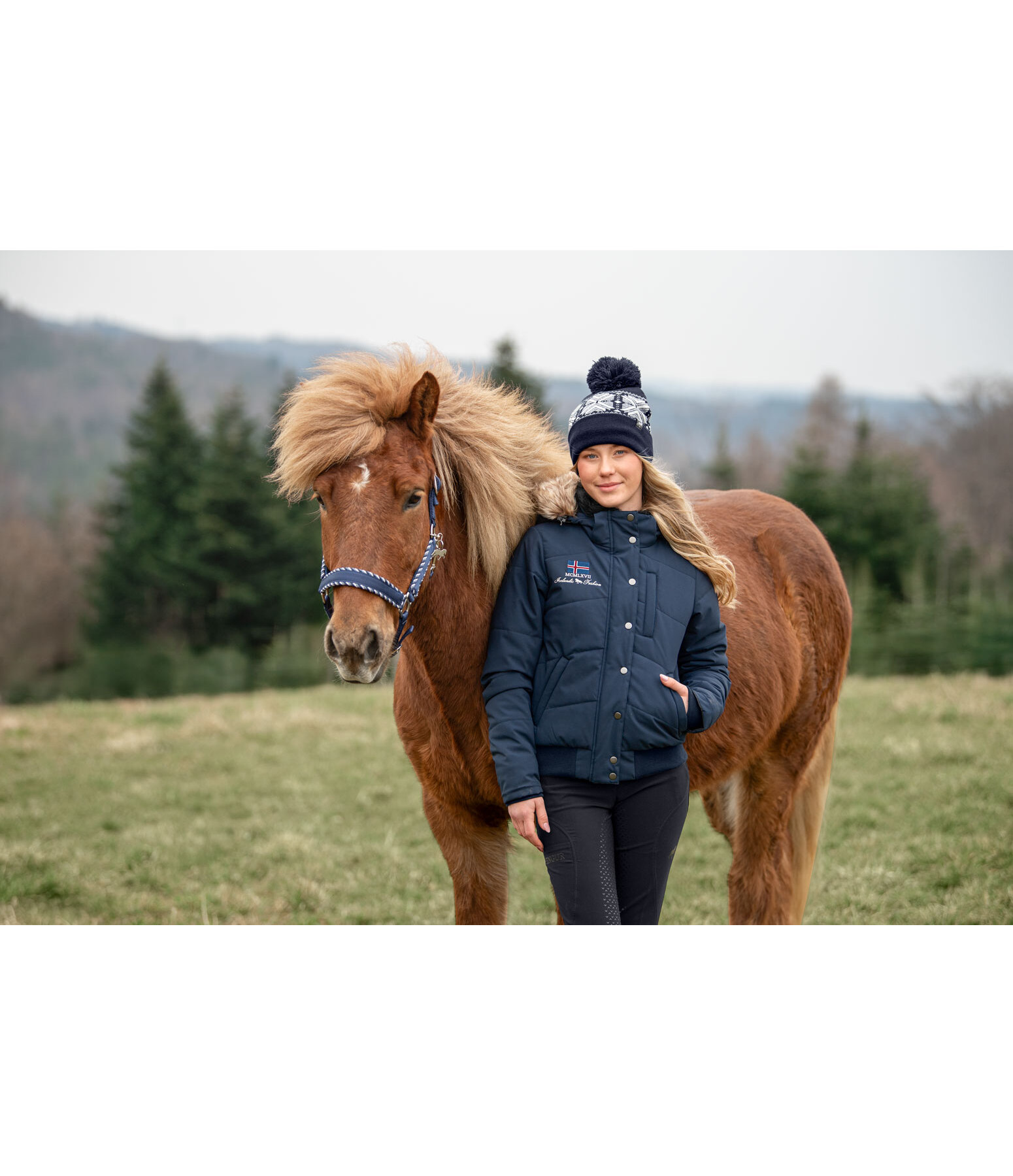 Veste d'quitation  capuche hiver  Elgur