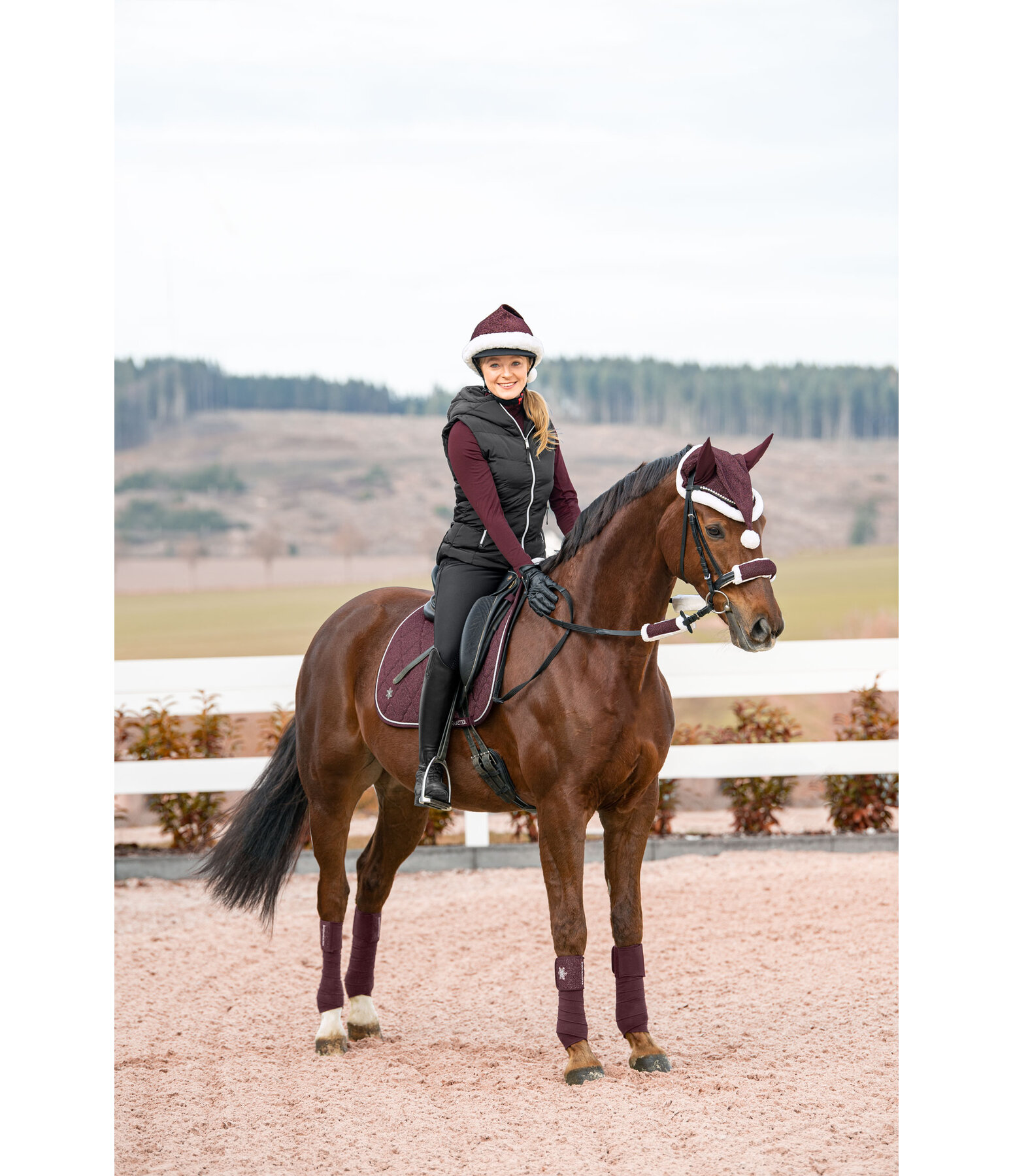 Bonnet cheval  Collection Noël