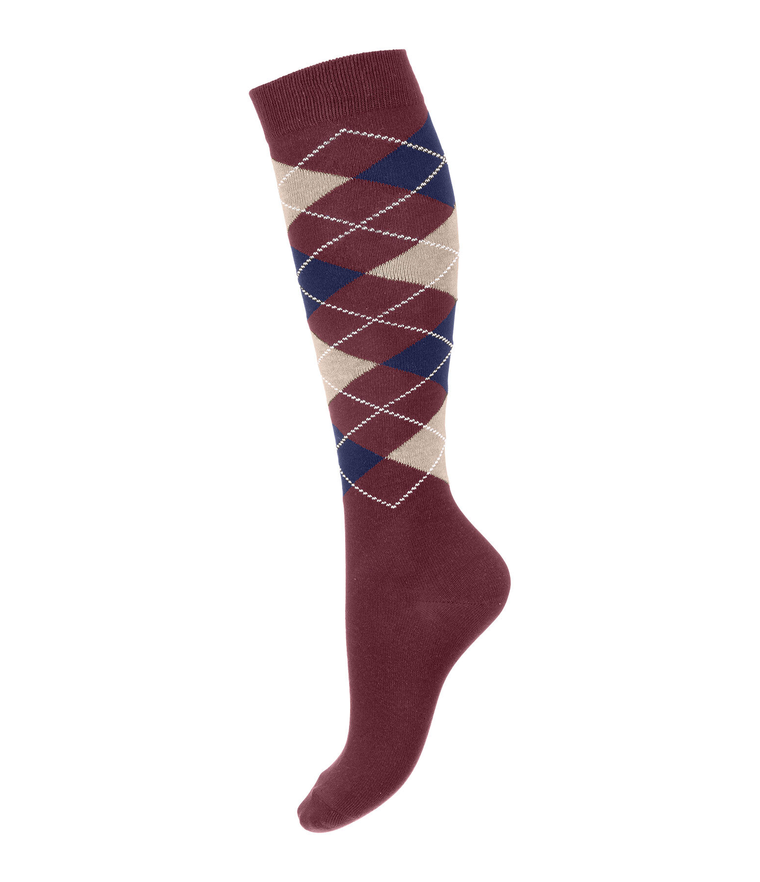 Chaussettes hautes � losanges  Argyle