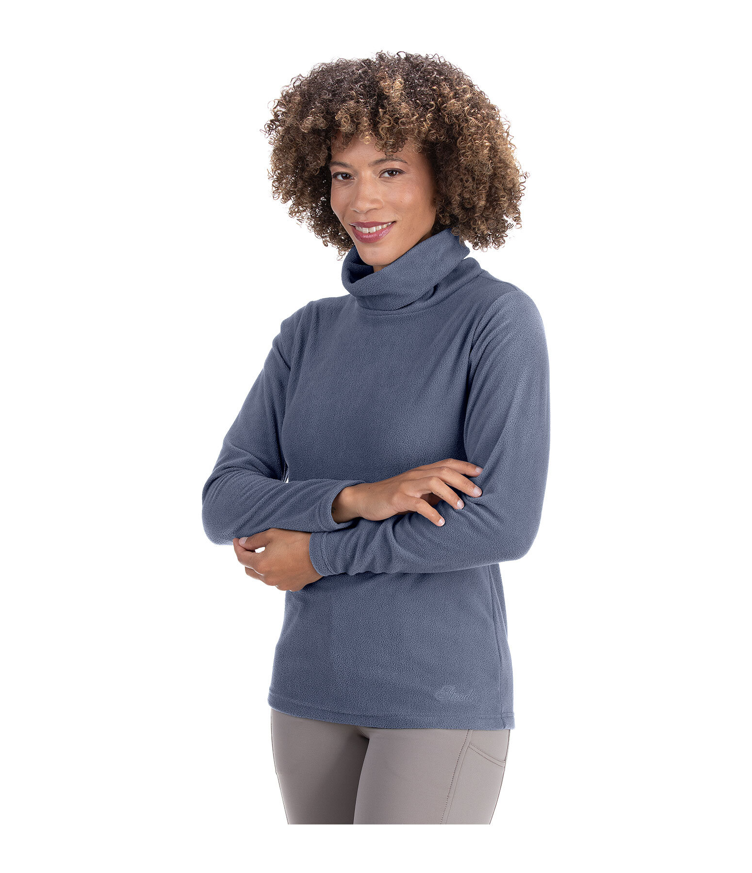 Pull � col roul� polaire  Thea