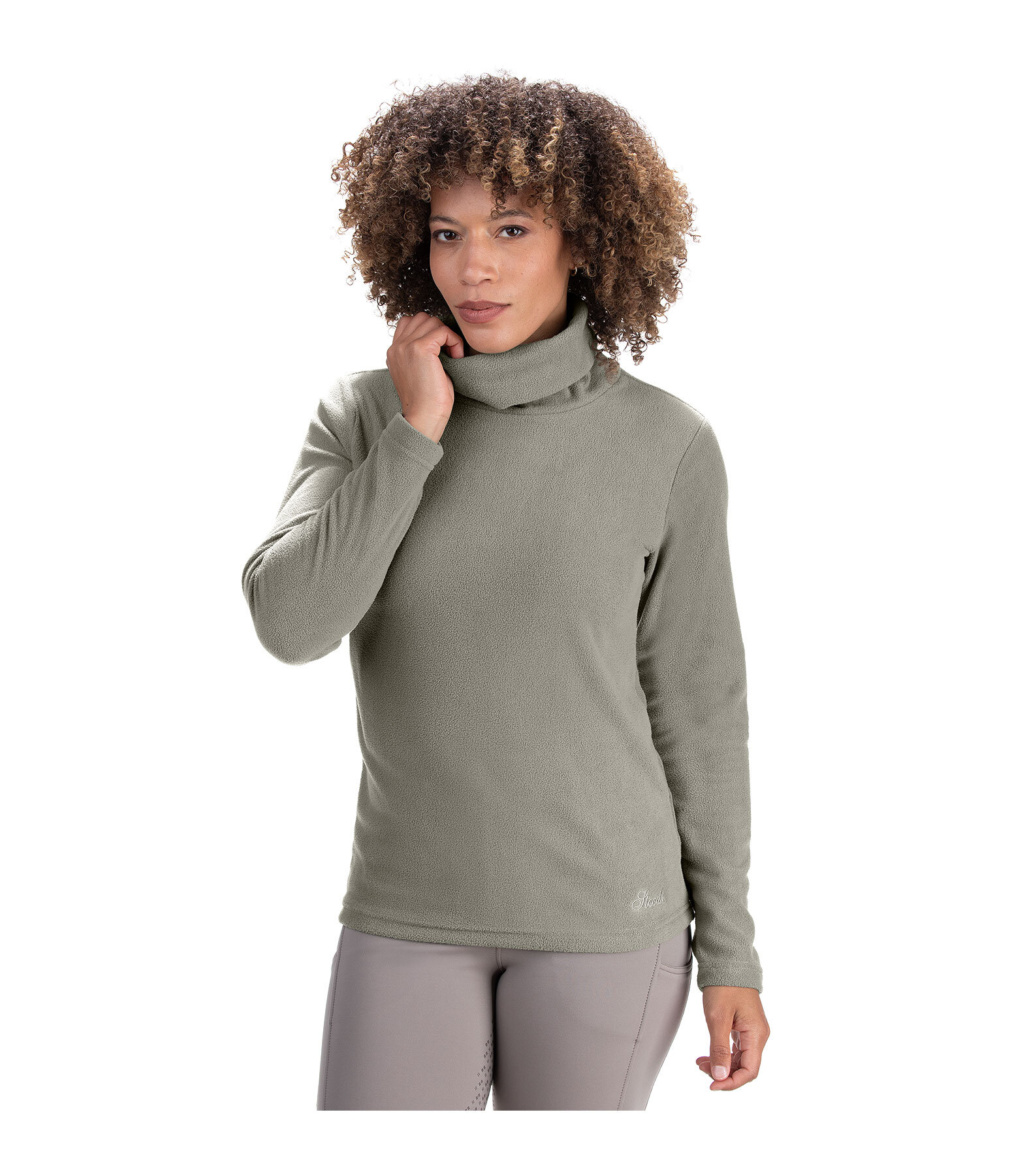 Pull � col roul� polaire  Thea