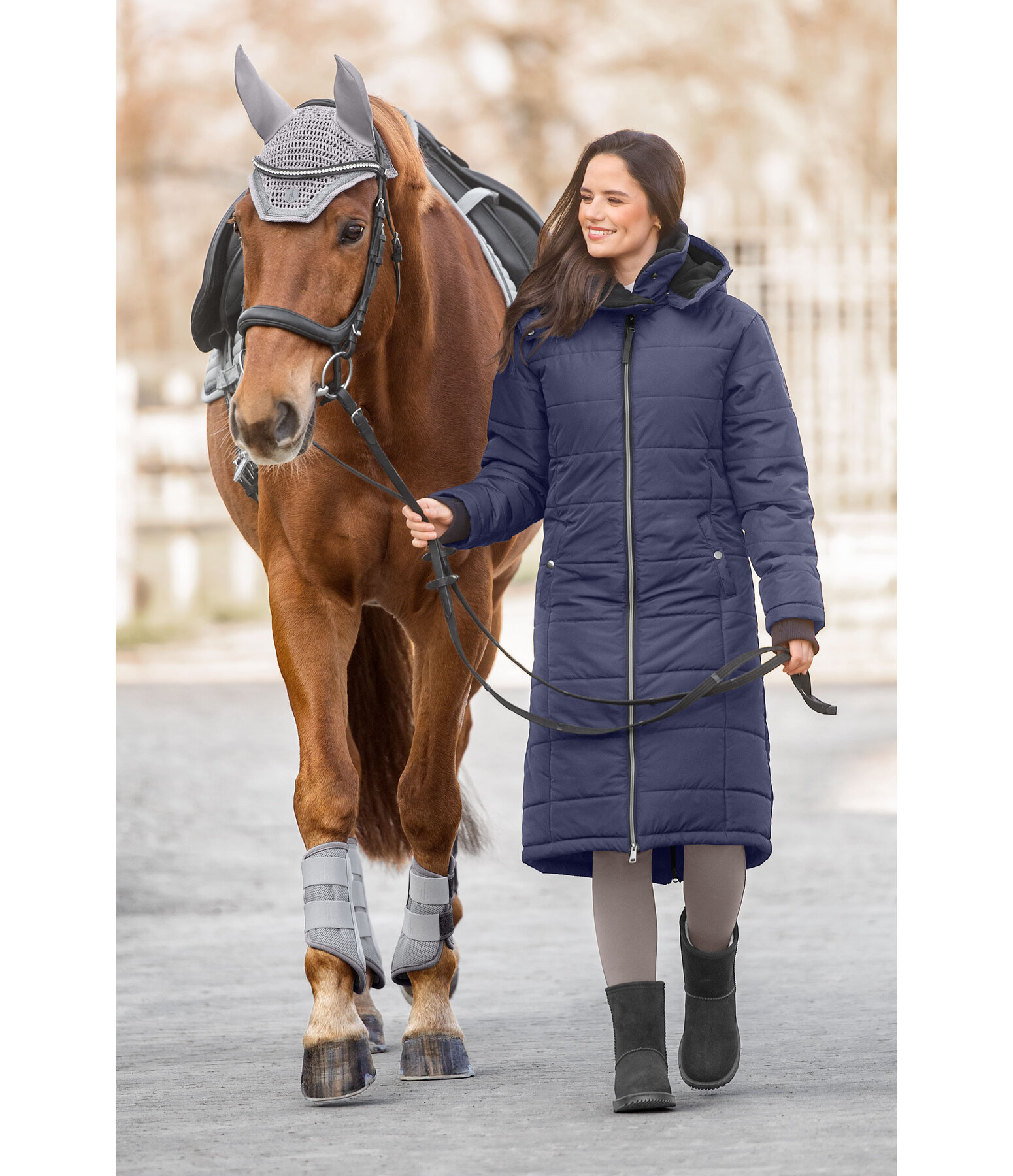 Manteau d'�quitation � capuche  Davos II