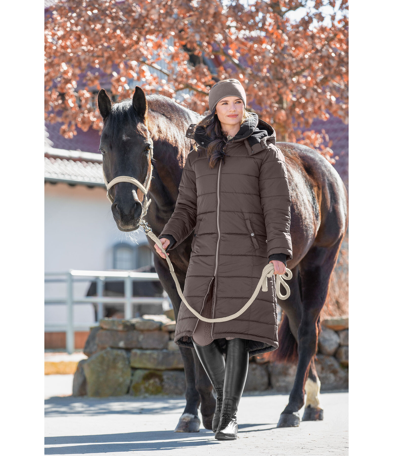Manteau d'quitation  capuche  Davos II