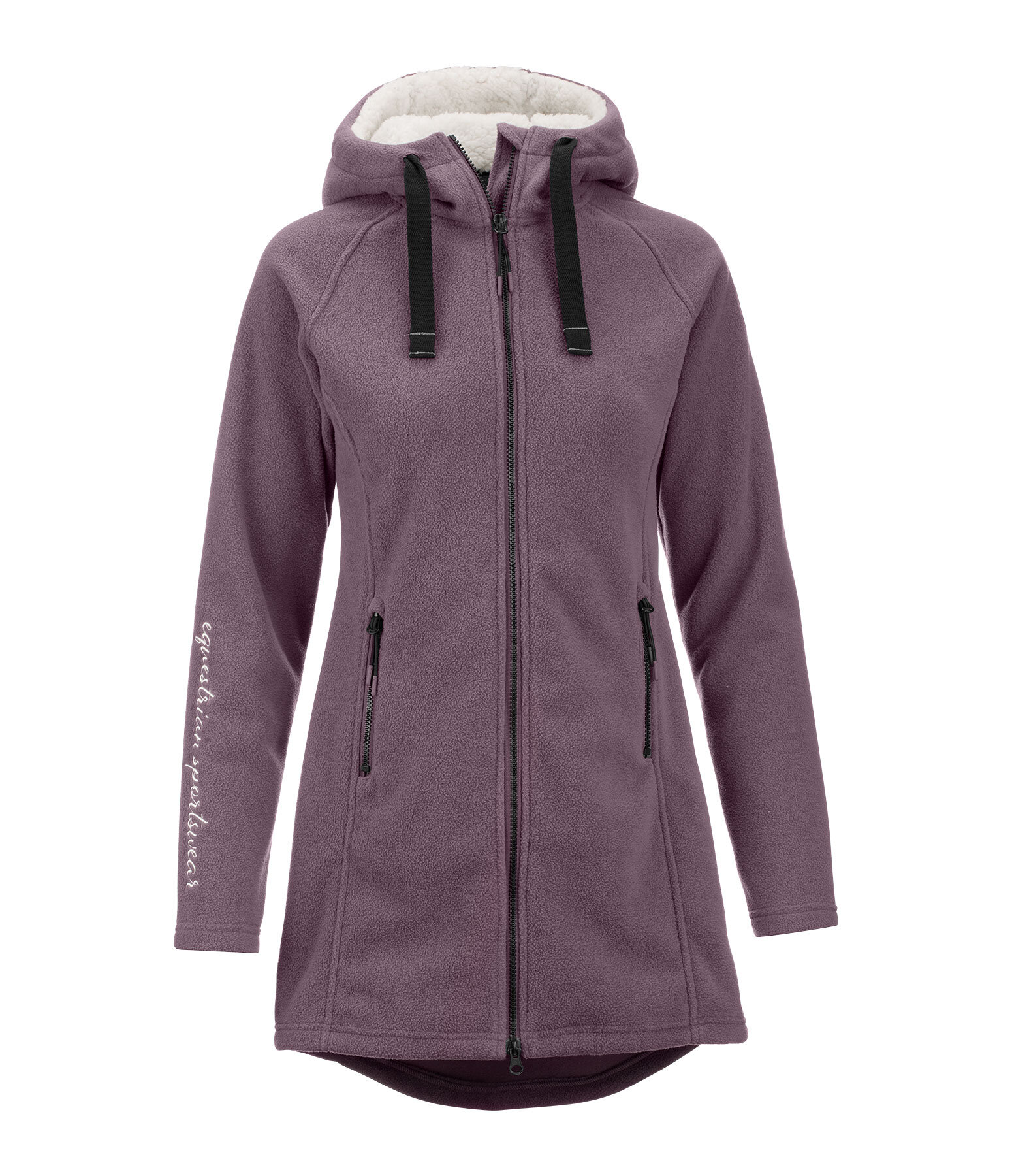 Manteau polaire  capuche  Greta