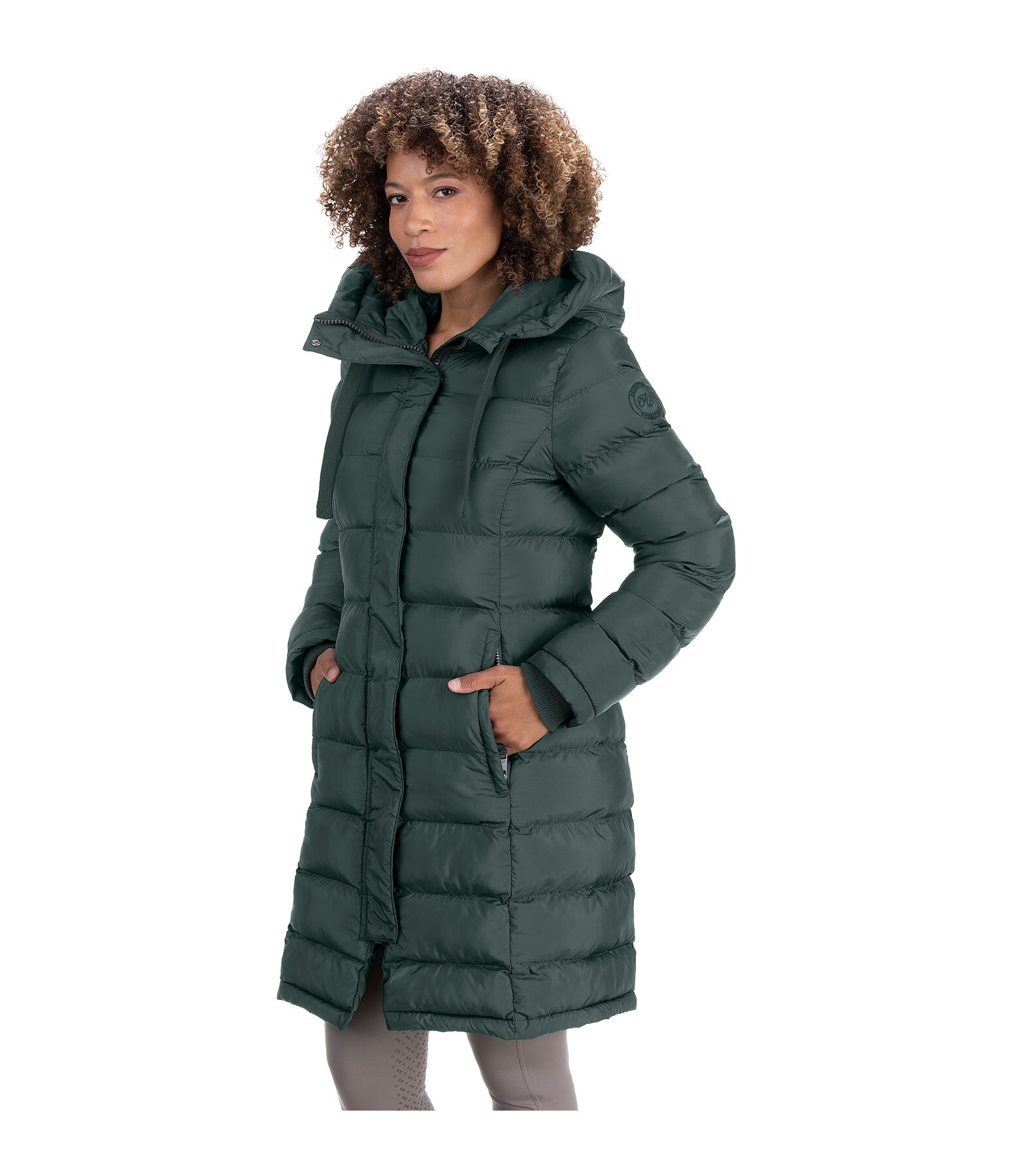 Manteau d'�quitation matelass� � capuche  Minou