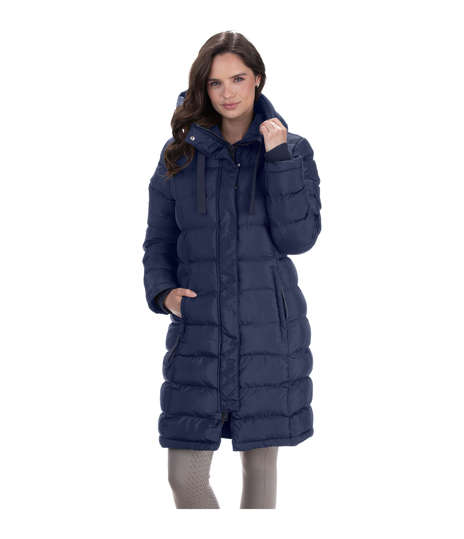 Manteau d'�quitation matelass� � capuche  Minou