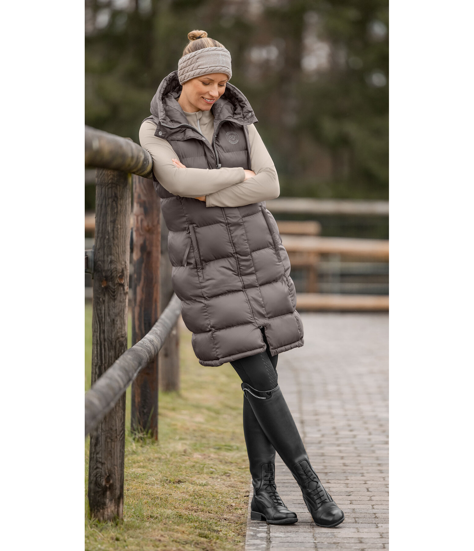 Gilet long � capuche  Clara