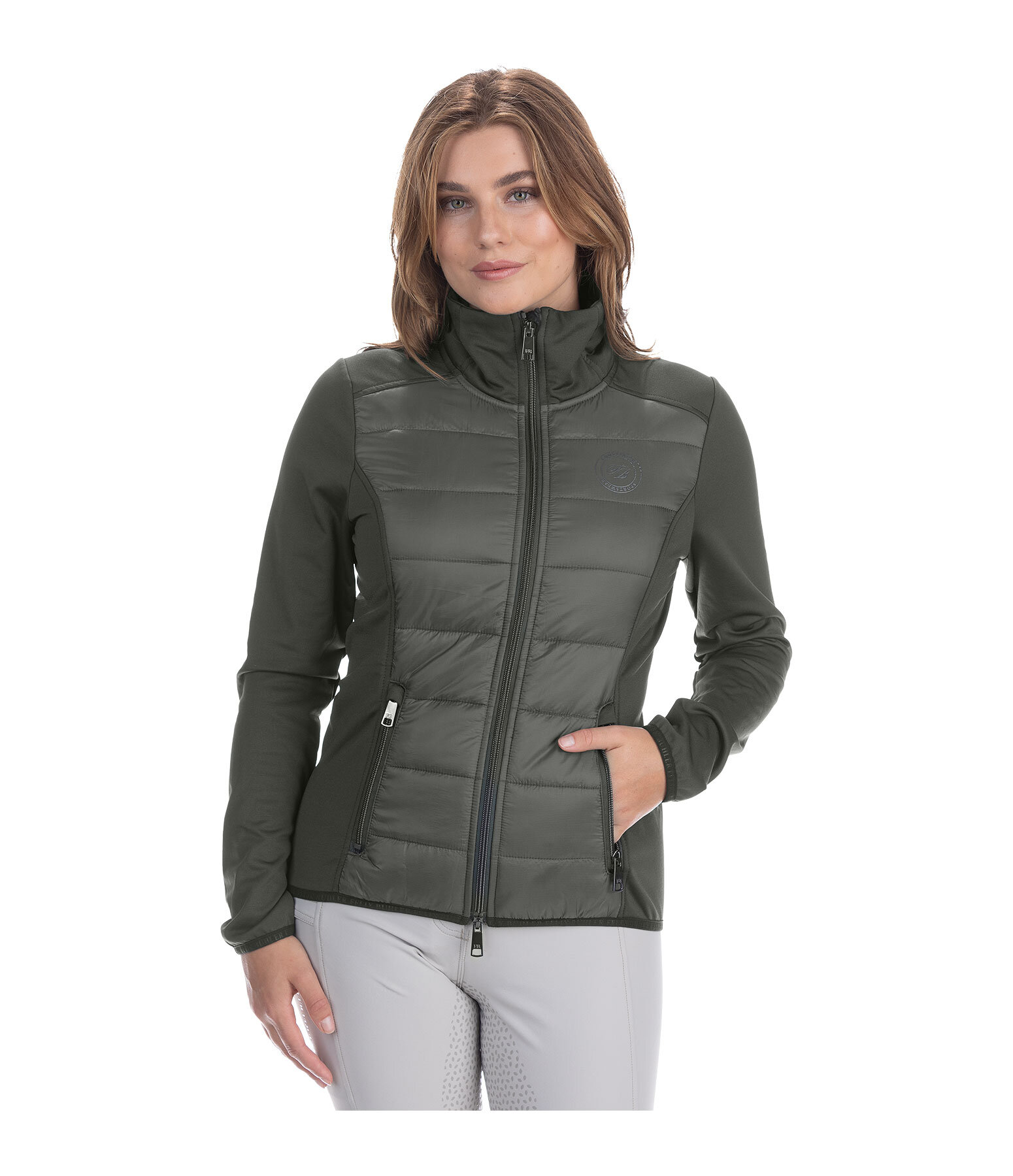 Veste stretch bi-mati�re  Lilly