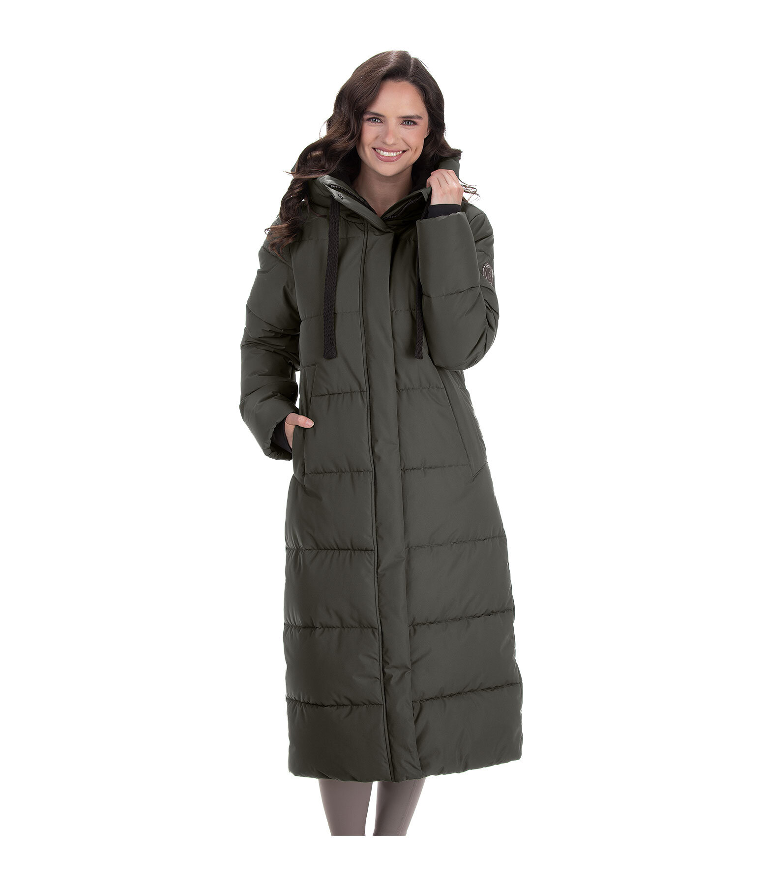 Manteau d'�quitation matelass� � capuche   Anne