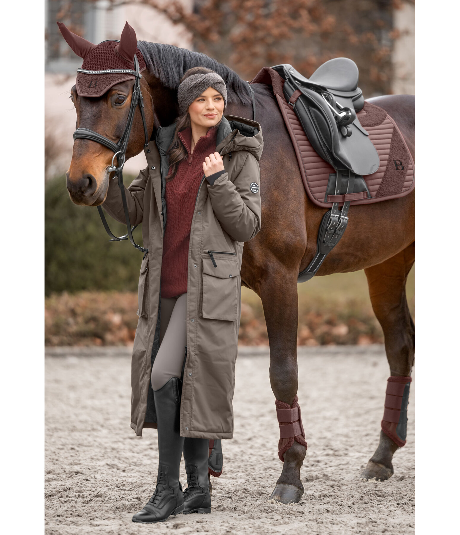 Parka longue � capuche  Claudi