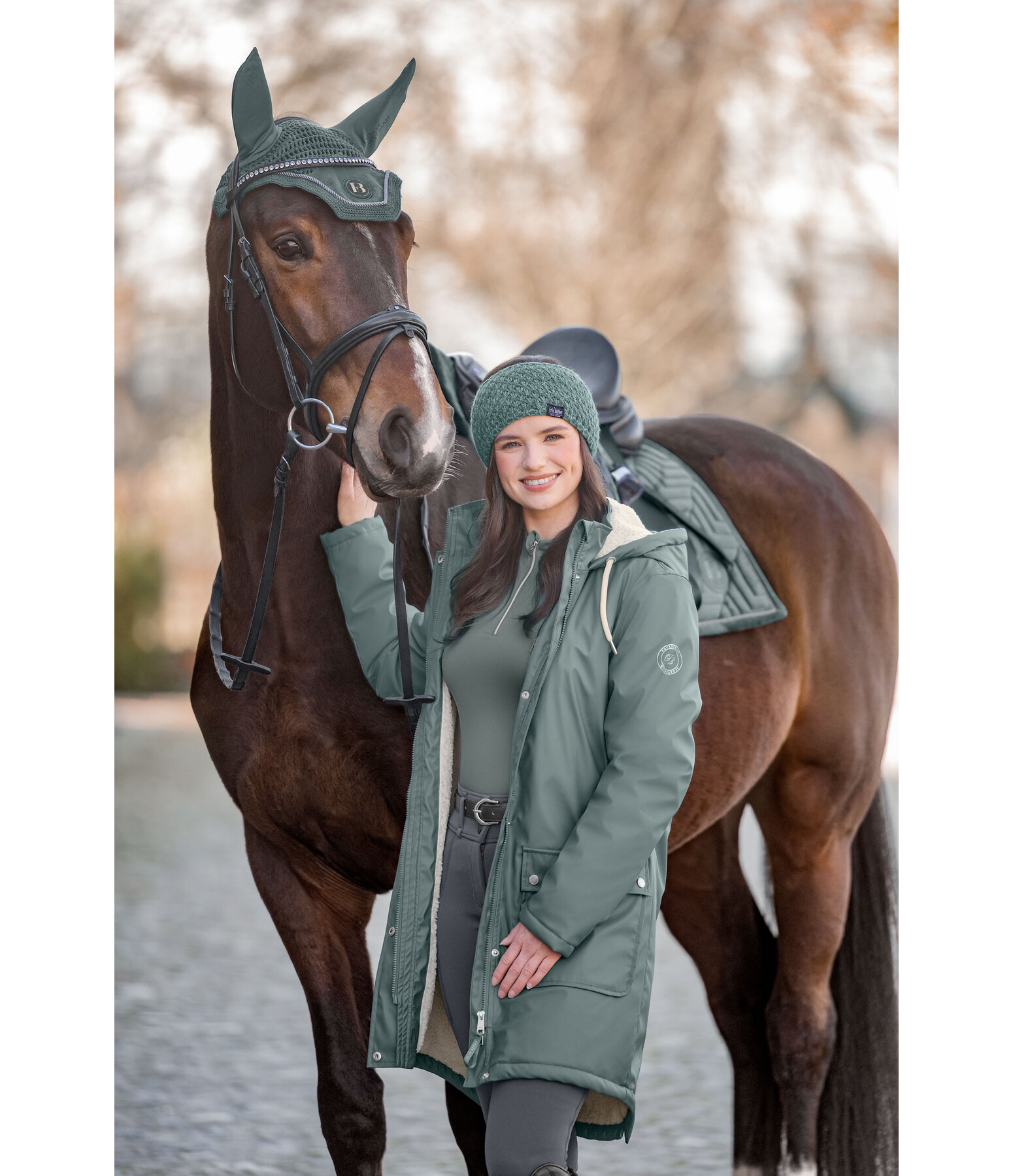 Manteau de pluie avec doublure en fourrure Teddy  Paris