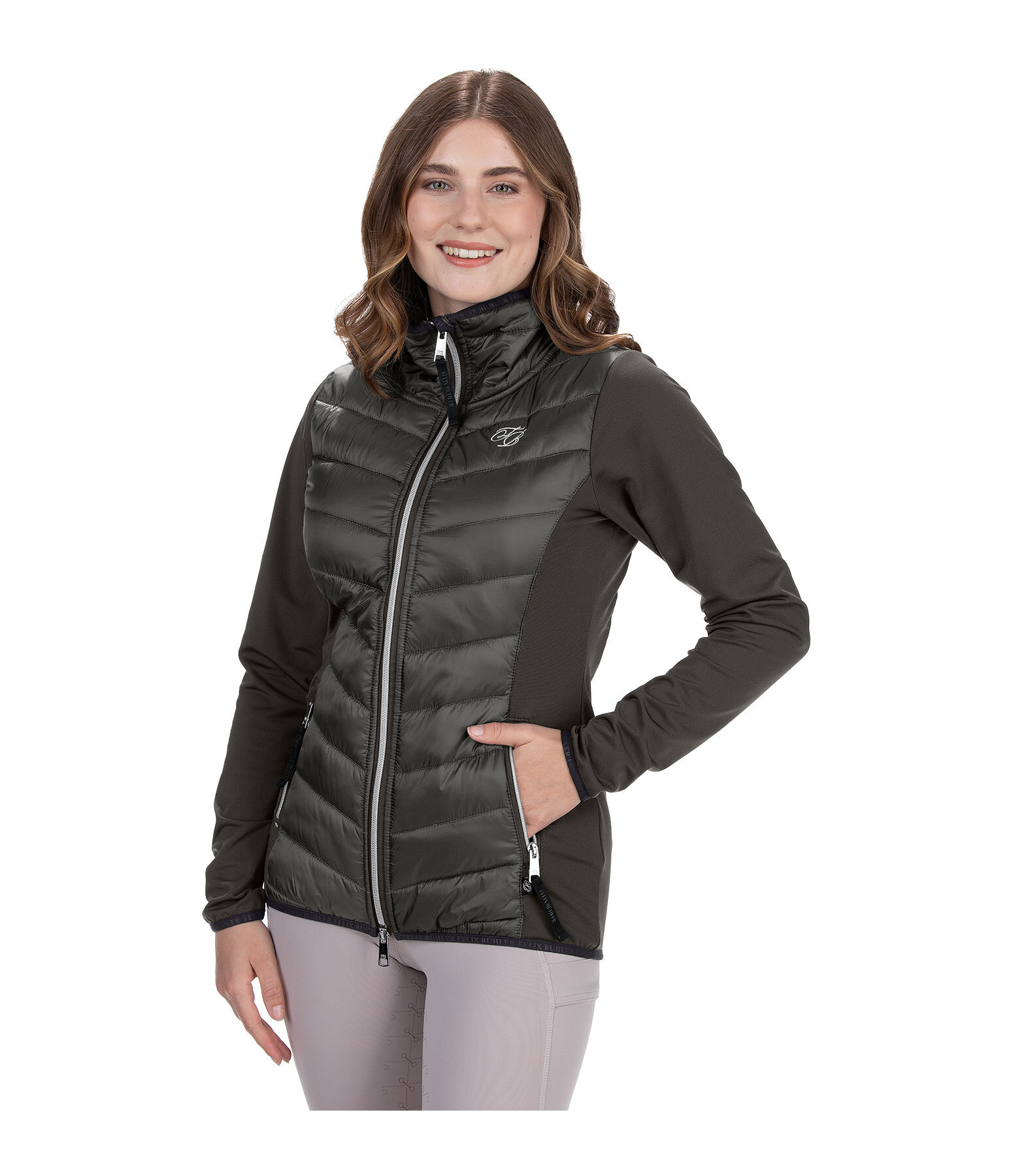 Veste d'quitation bi-matire  Amelia