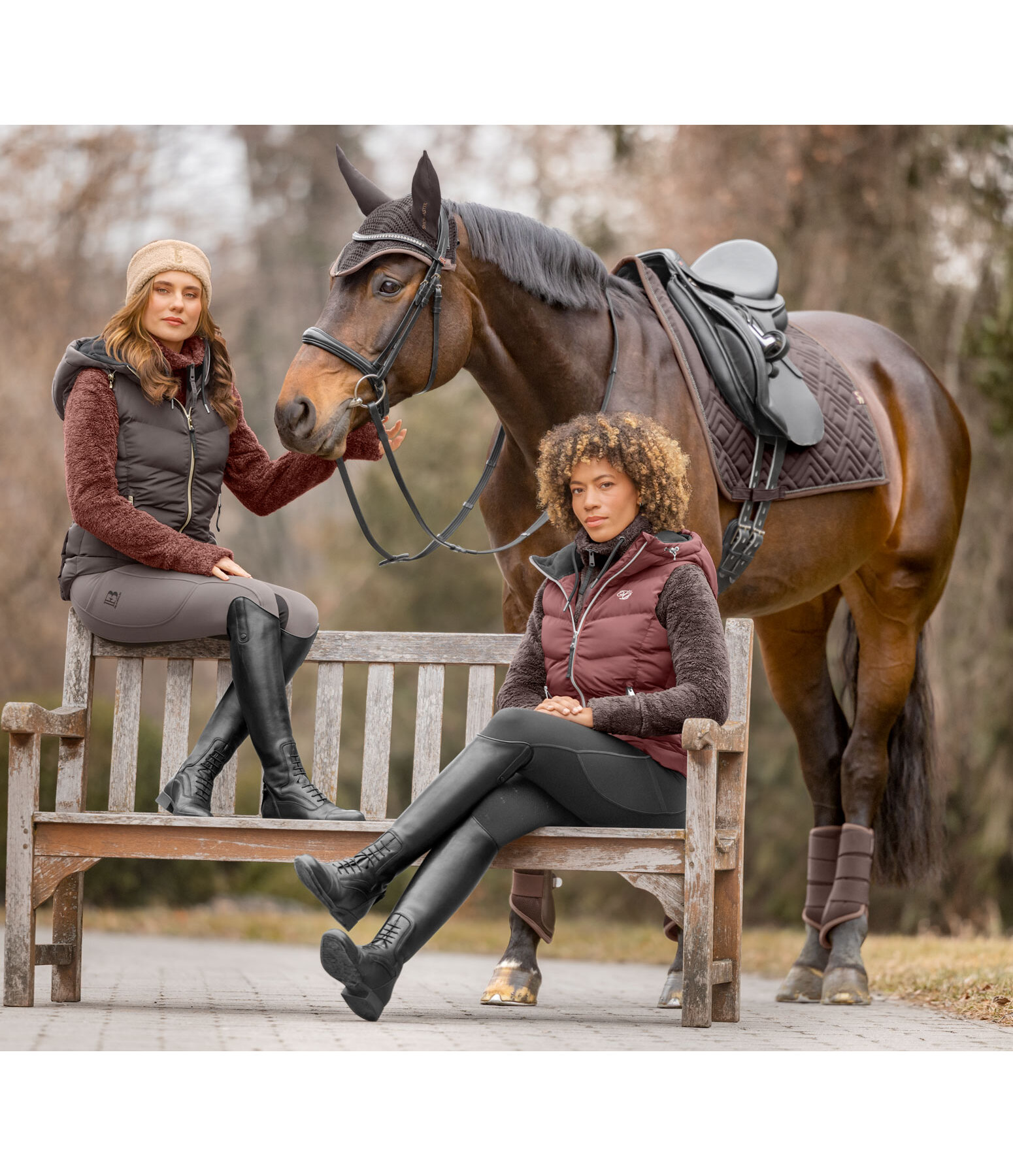 Gilet d'�quitation � capuche  Lena