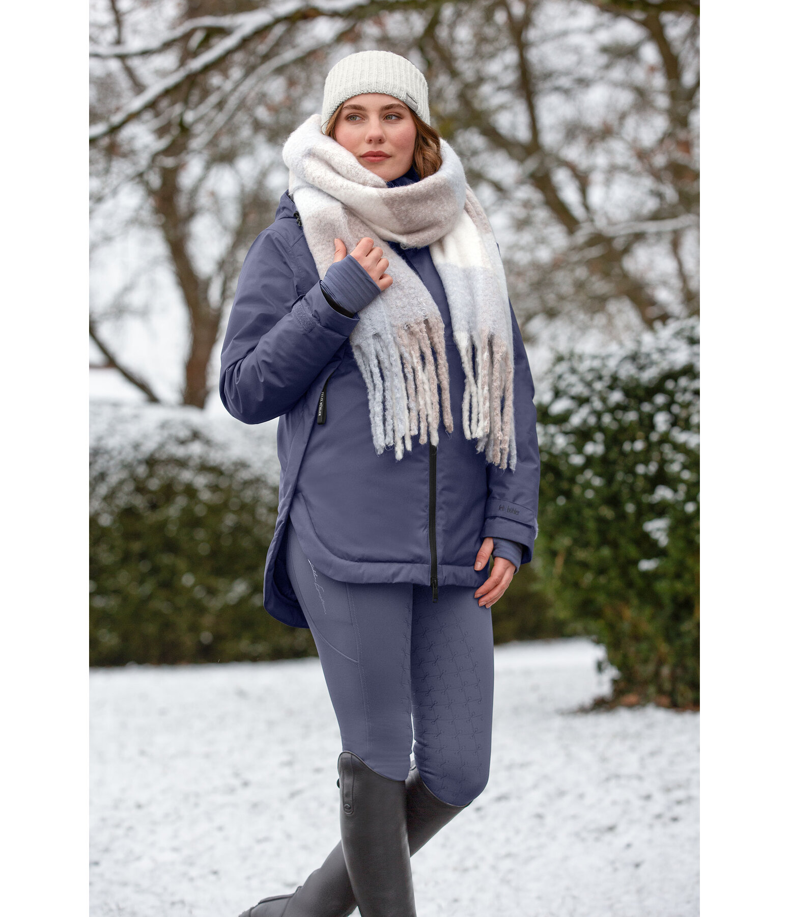 Veste d'quitation technique  capuche  Gretha