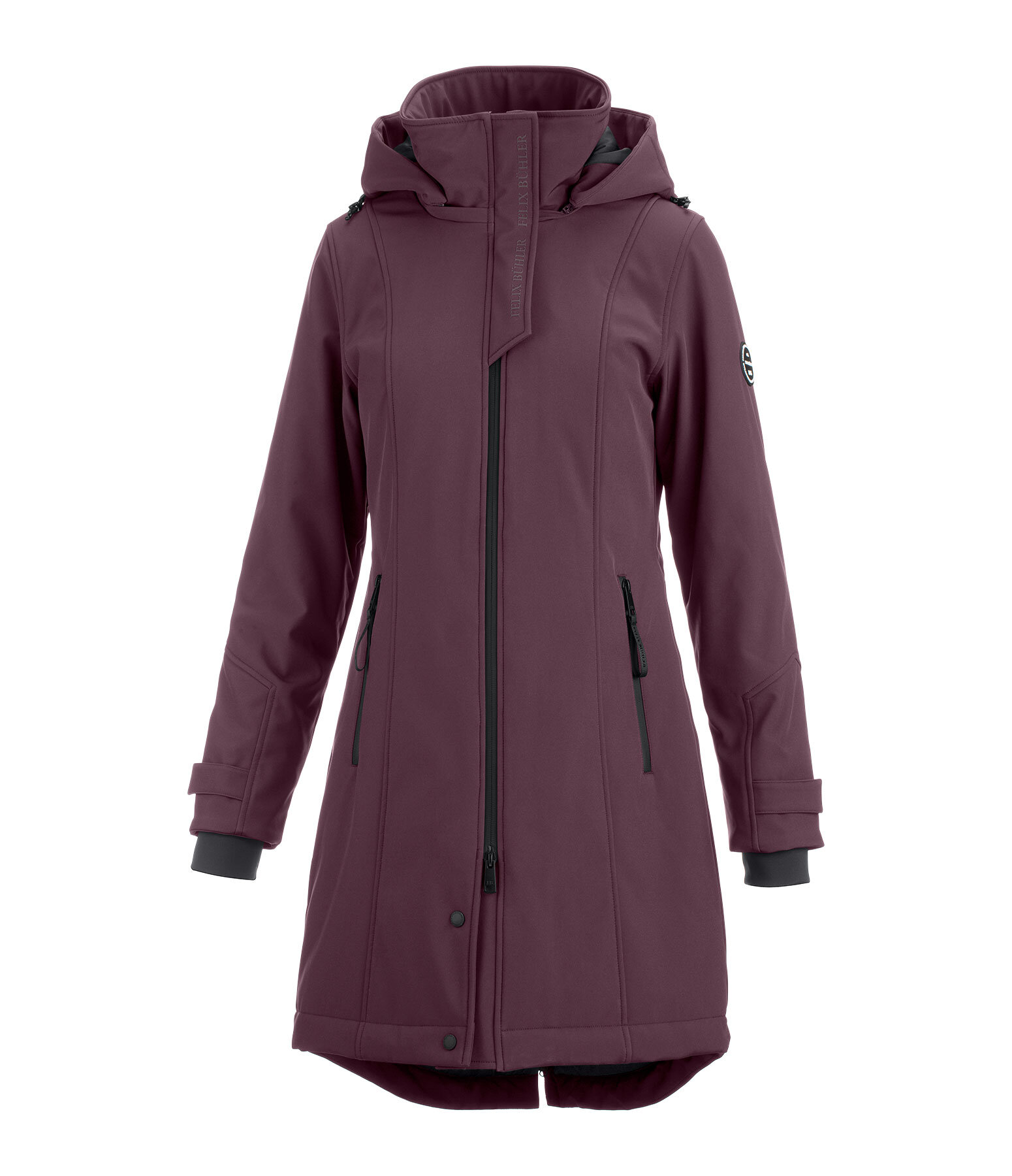 Manteau d'quitation softshell  capuche  Aurelie