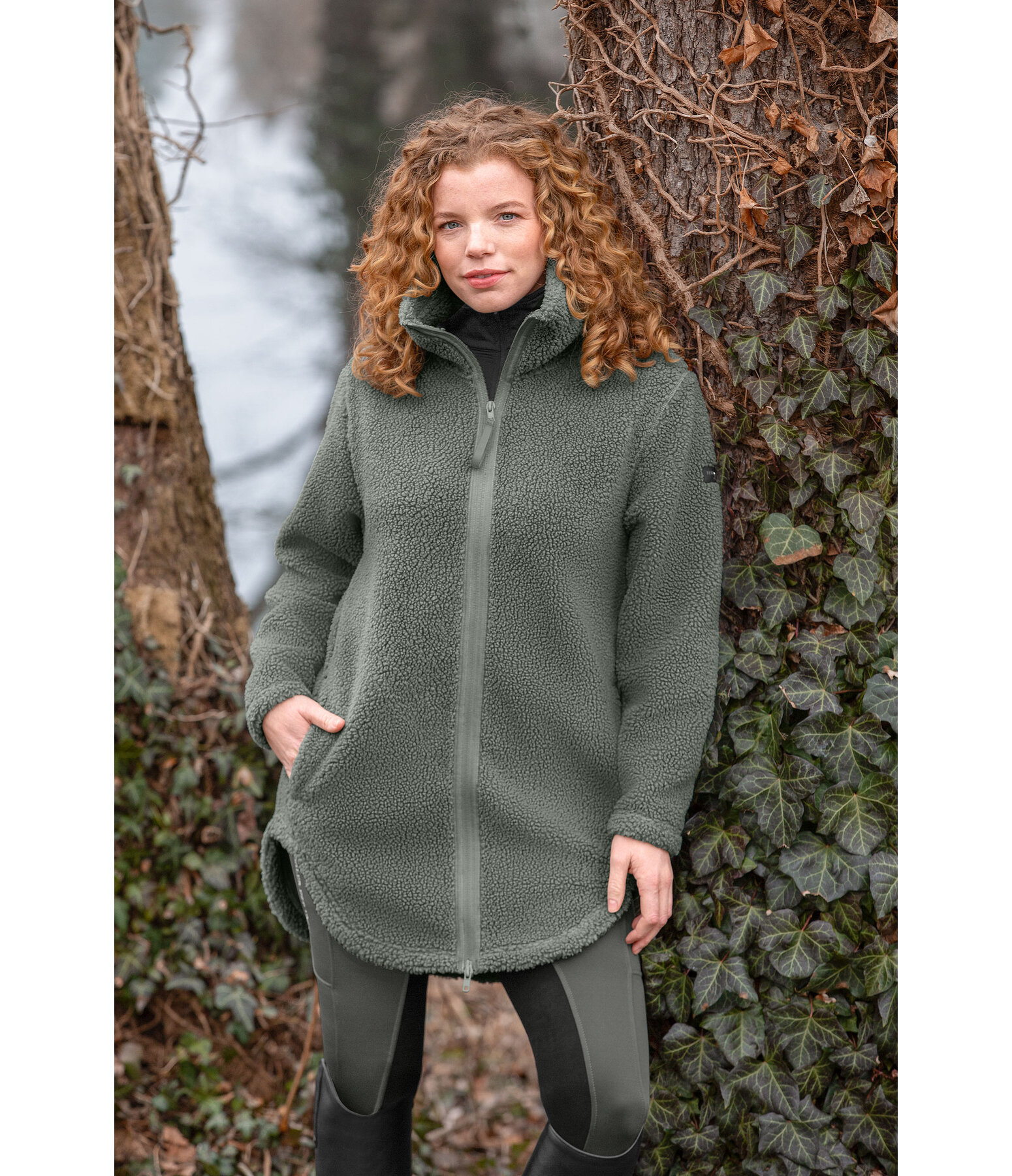 Manteau en polaire Teddy  Chiara