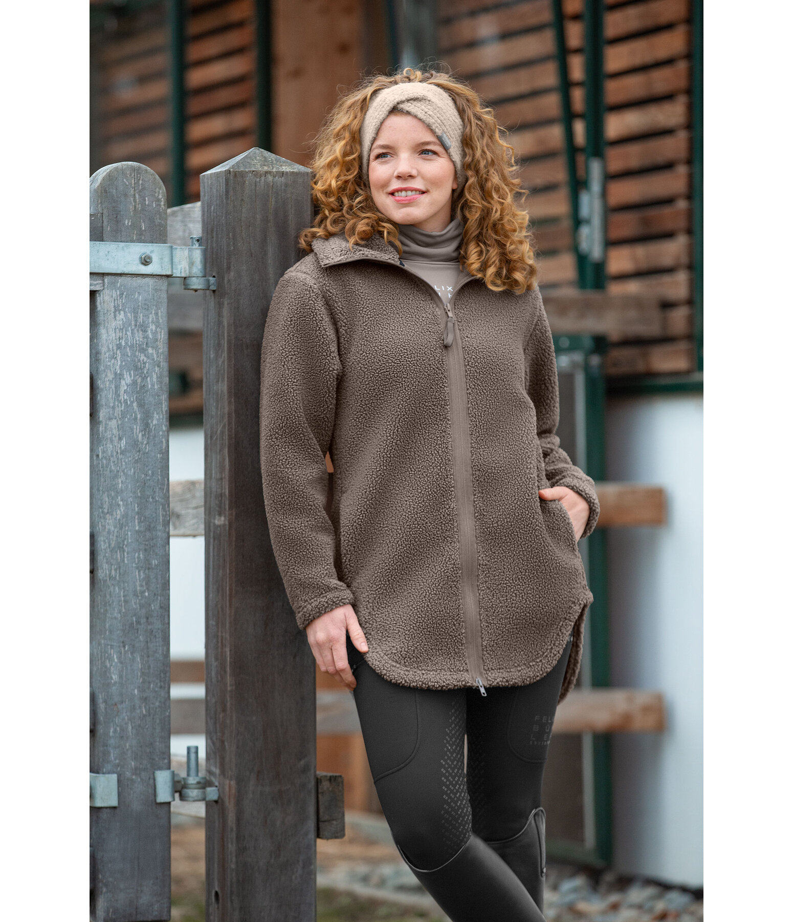 Manteau en polaire Teddy  Chiara